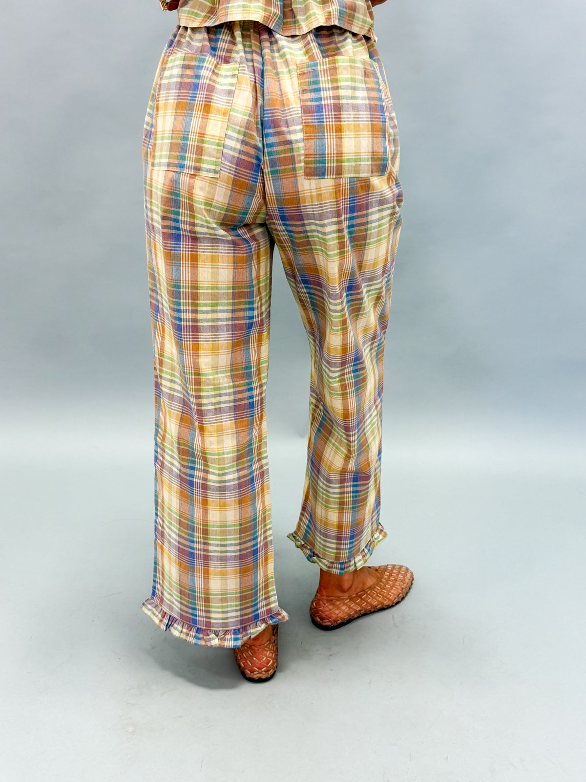 Tatum Ruffle Trim Pants