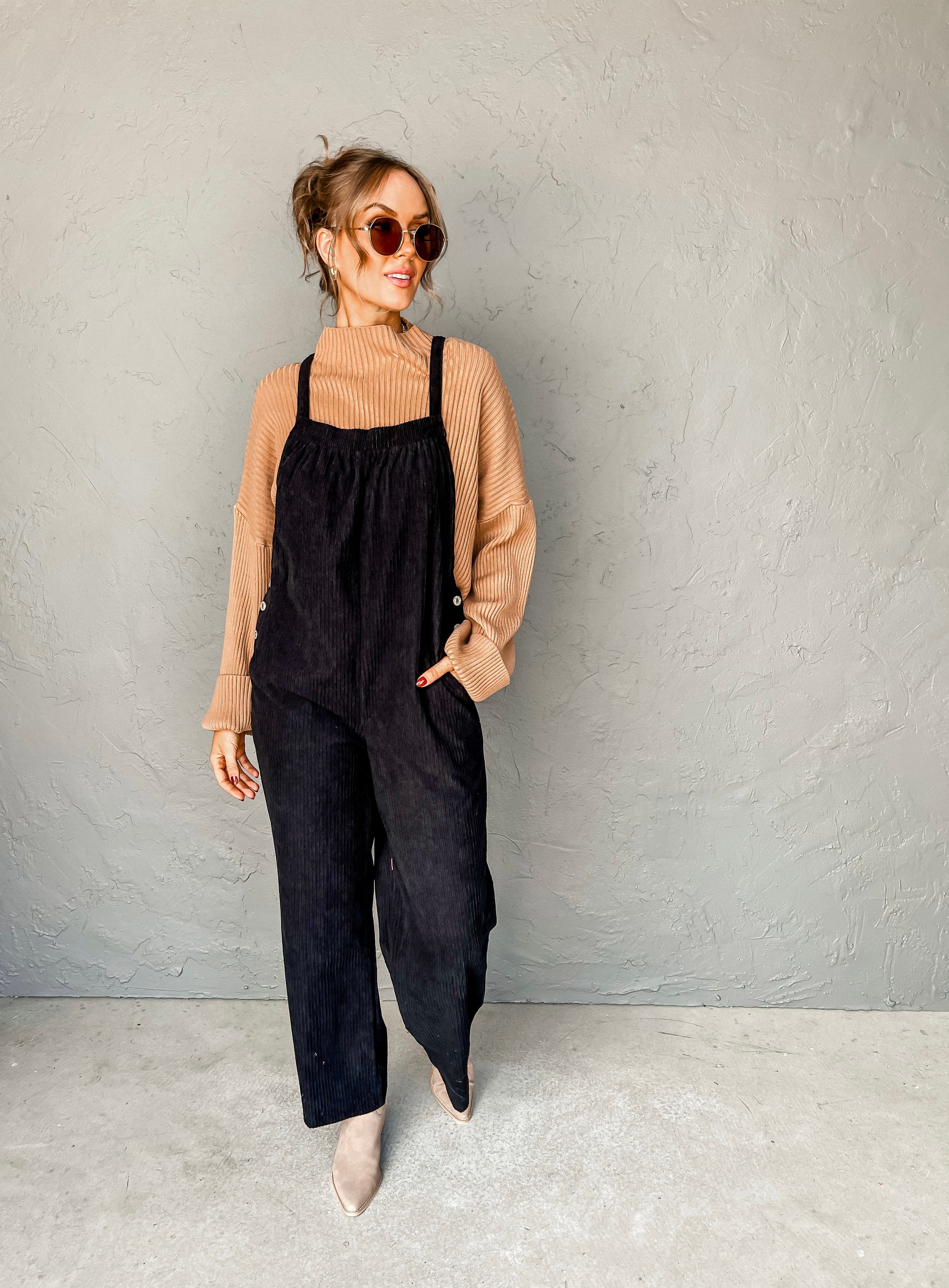 Tell Me More Corduroy Overalls