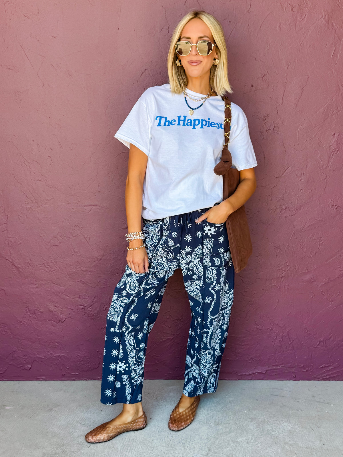The Happiest Oversized Graphic Tee