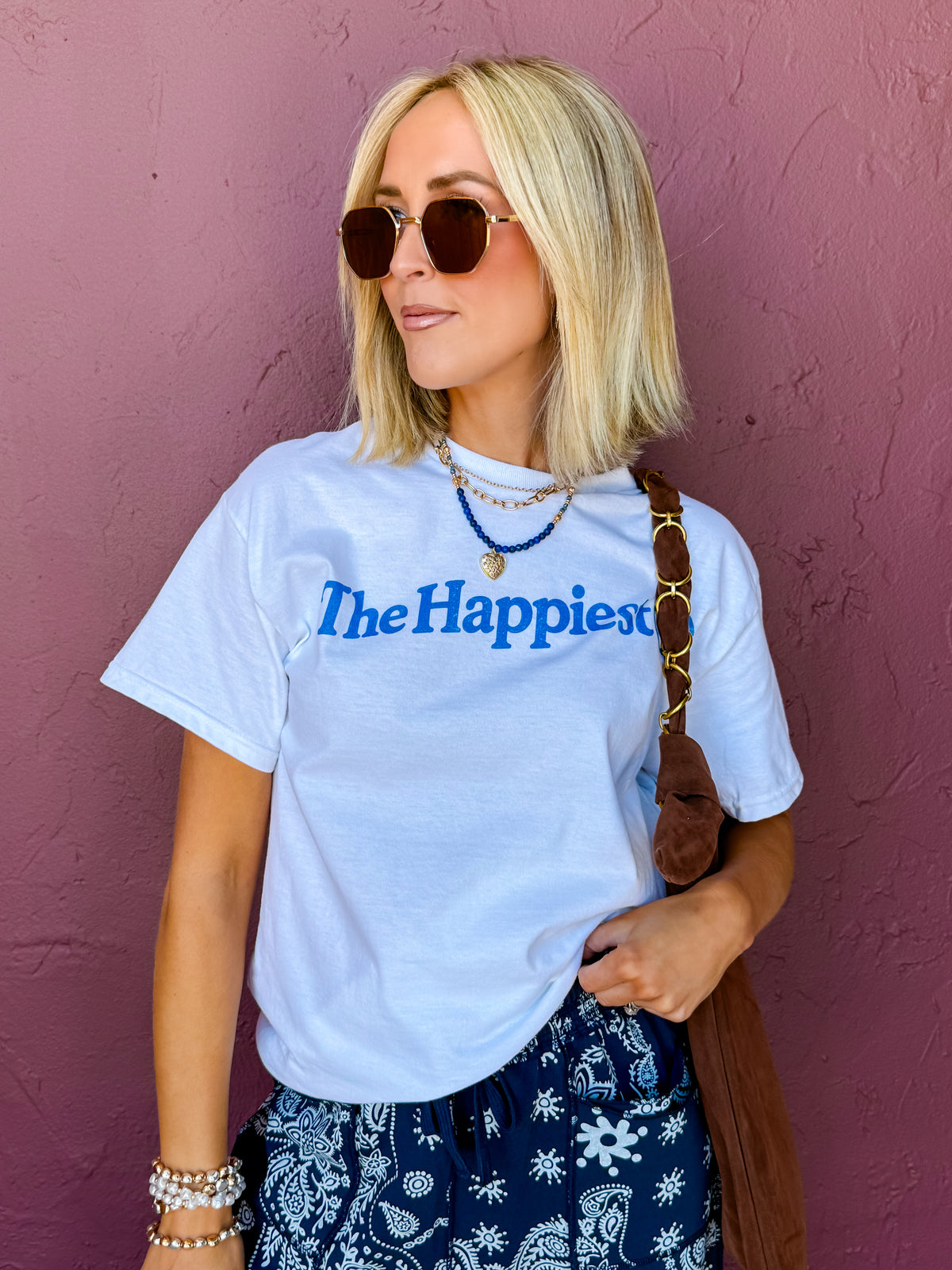 The Happiest Oversized Graphic Tee