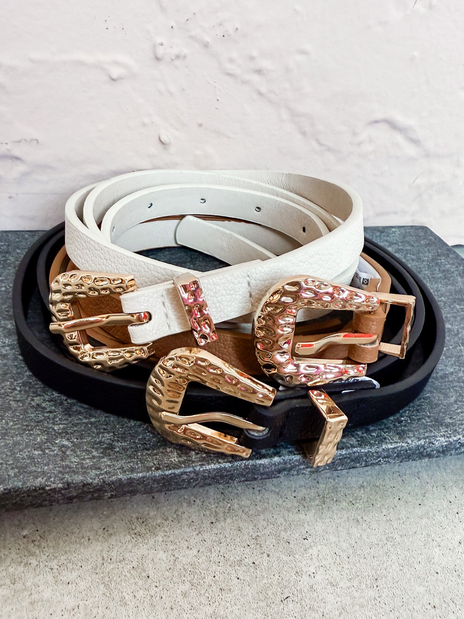 The Signature Sleek Belt Set