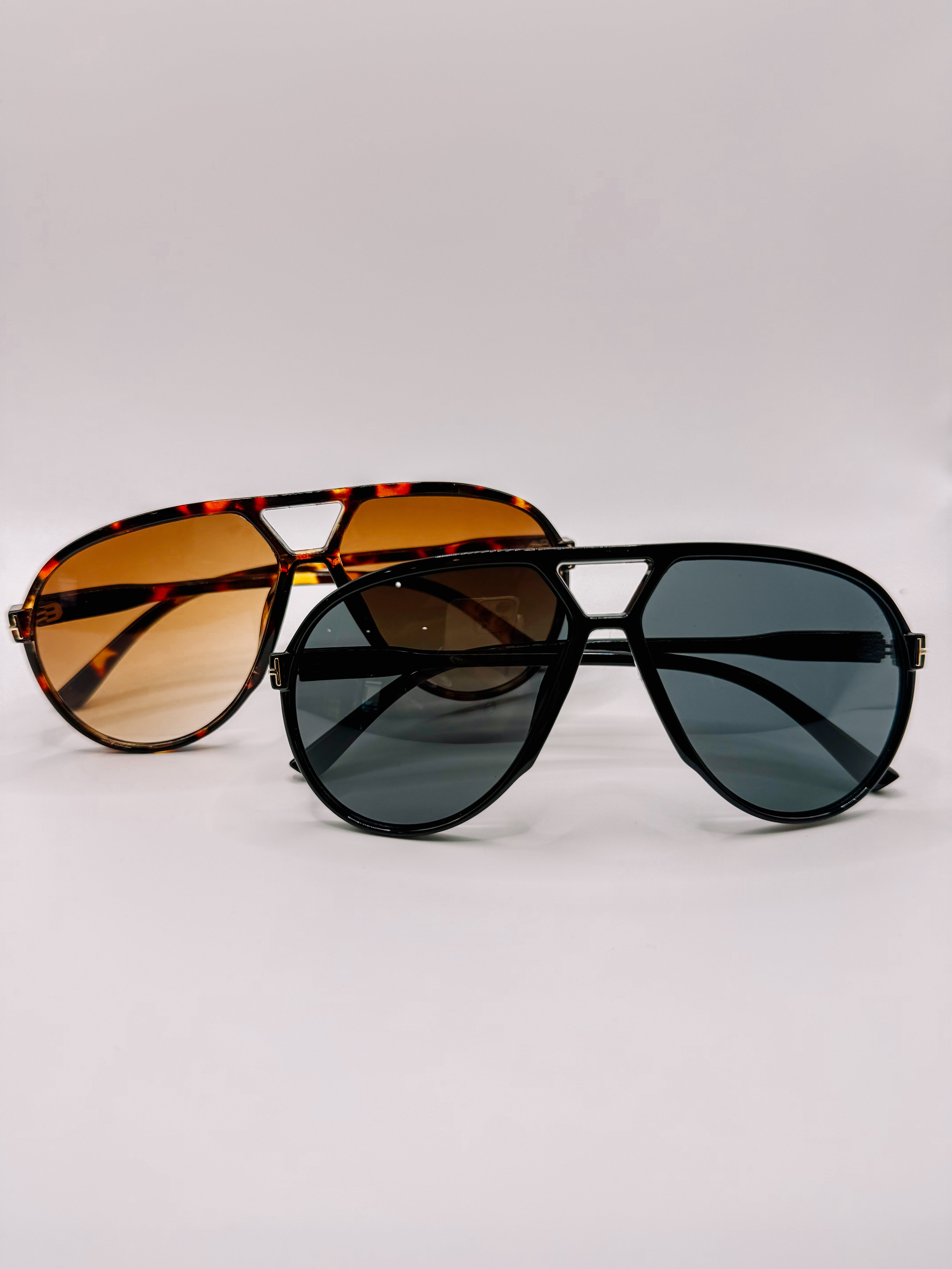 The Solara Modern Aviator Sunglasses