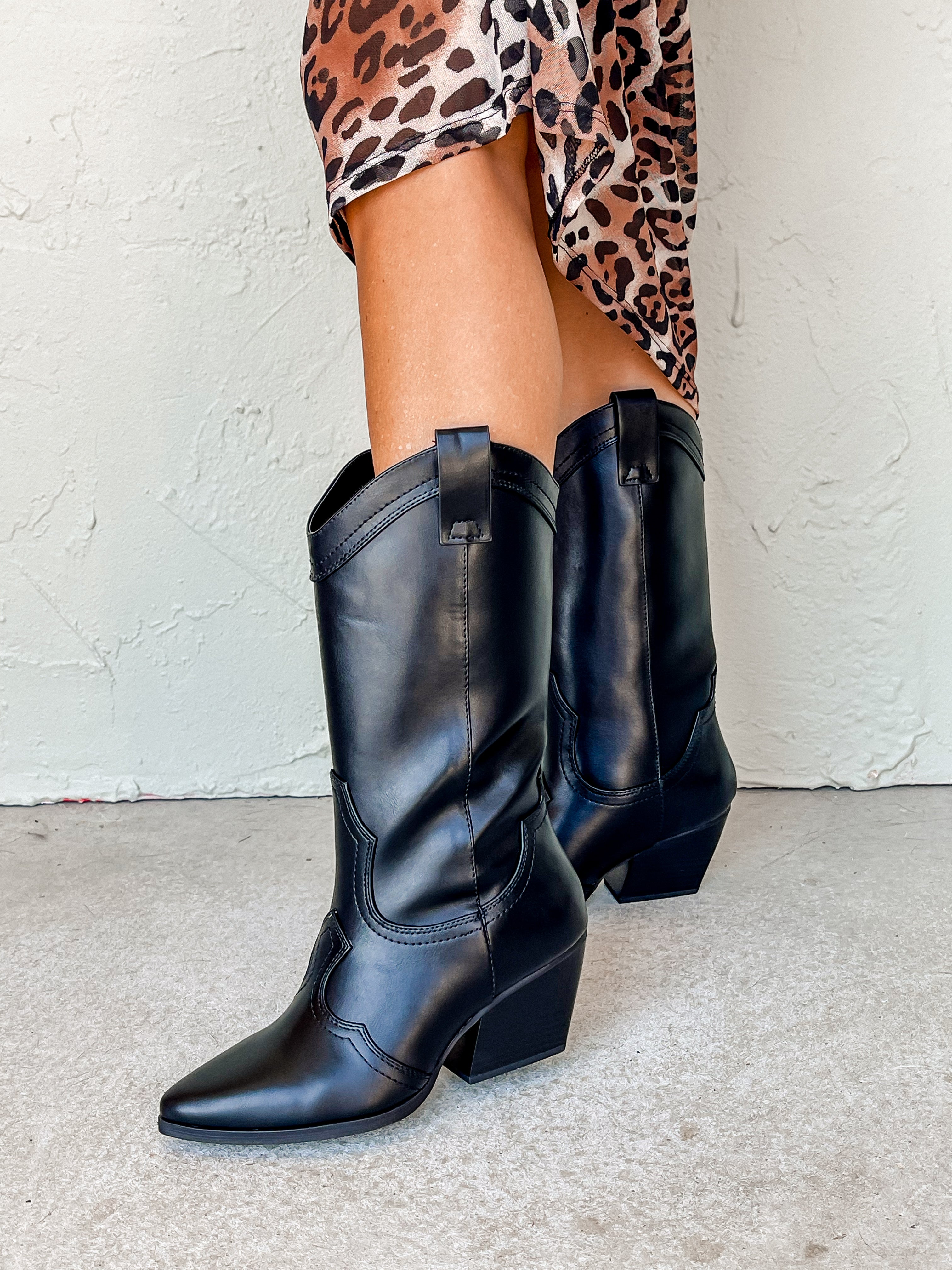 Thought Pointed Toe Western Boots