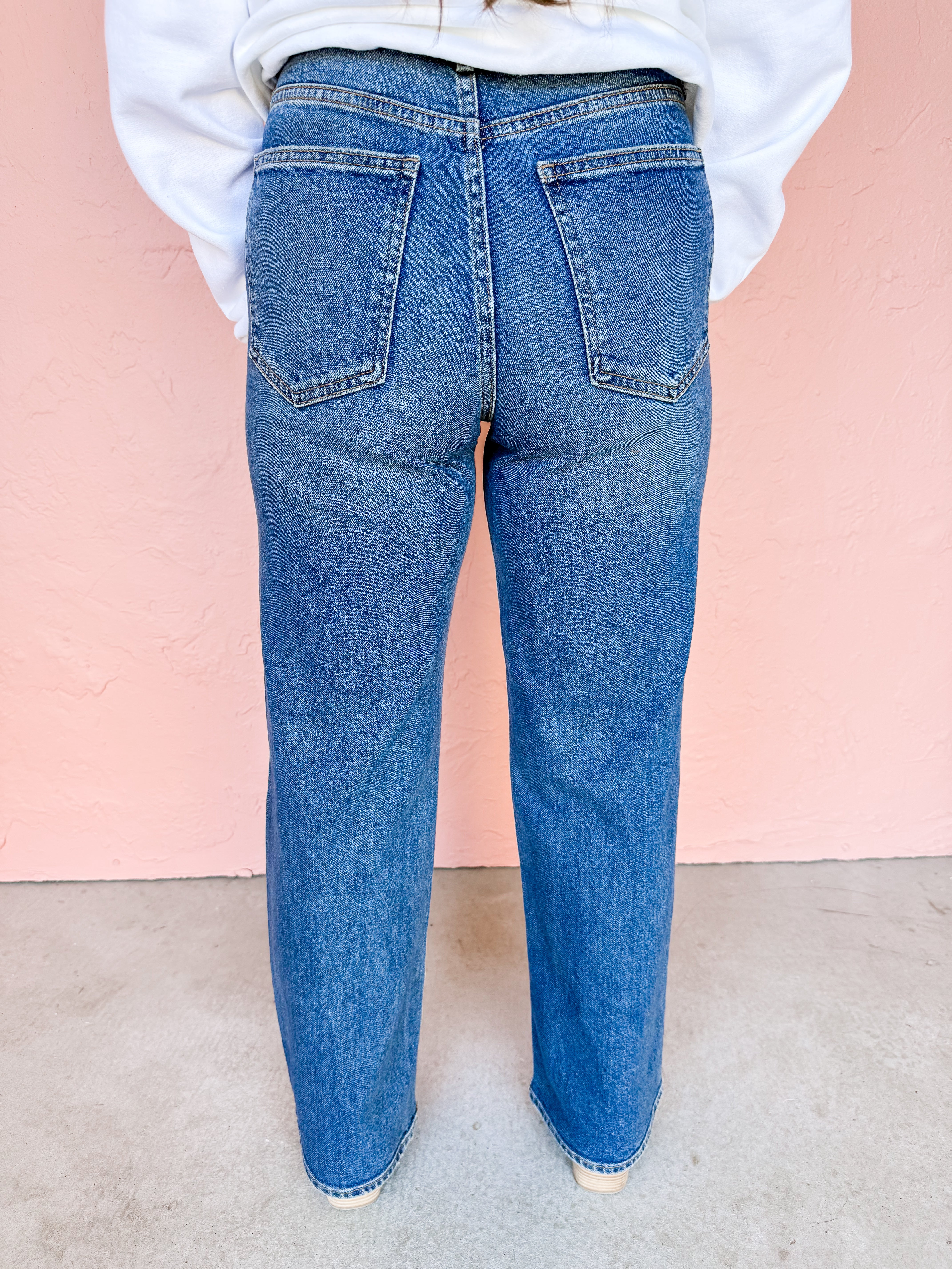 Townsend High Rise Straight Leg Jeans