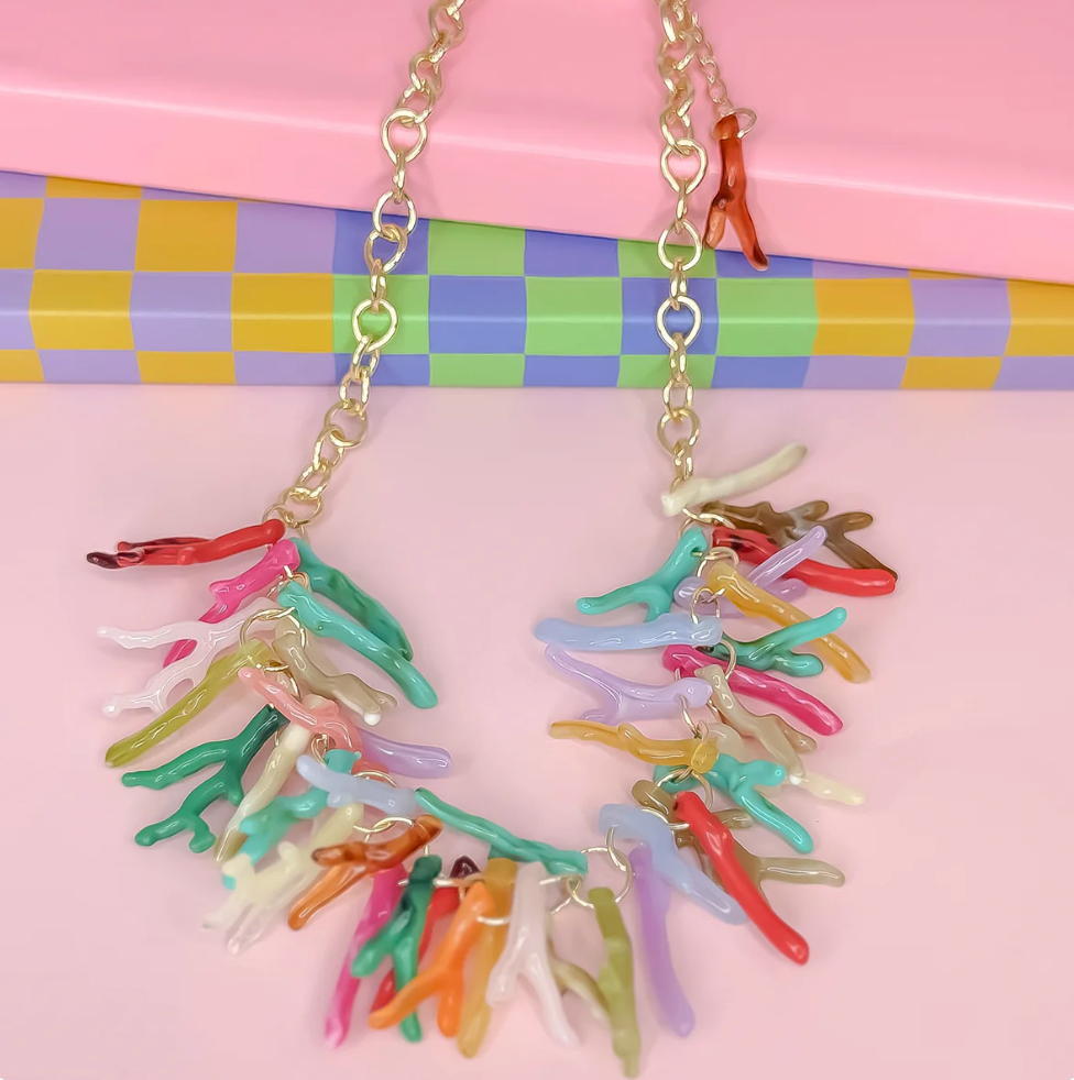[Treasure Jewels] Coral Crush Necklace