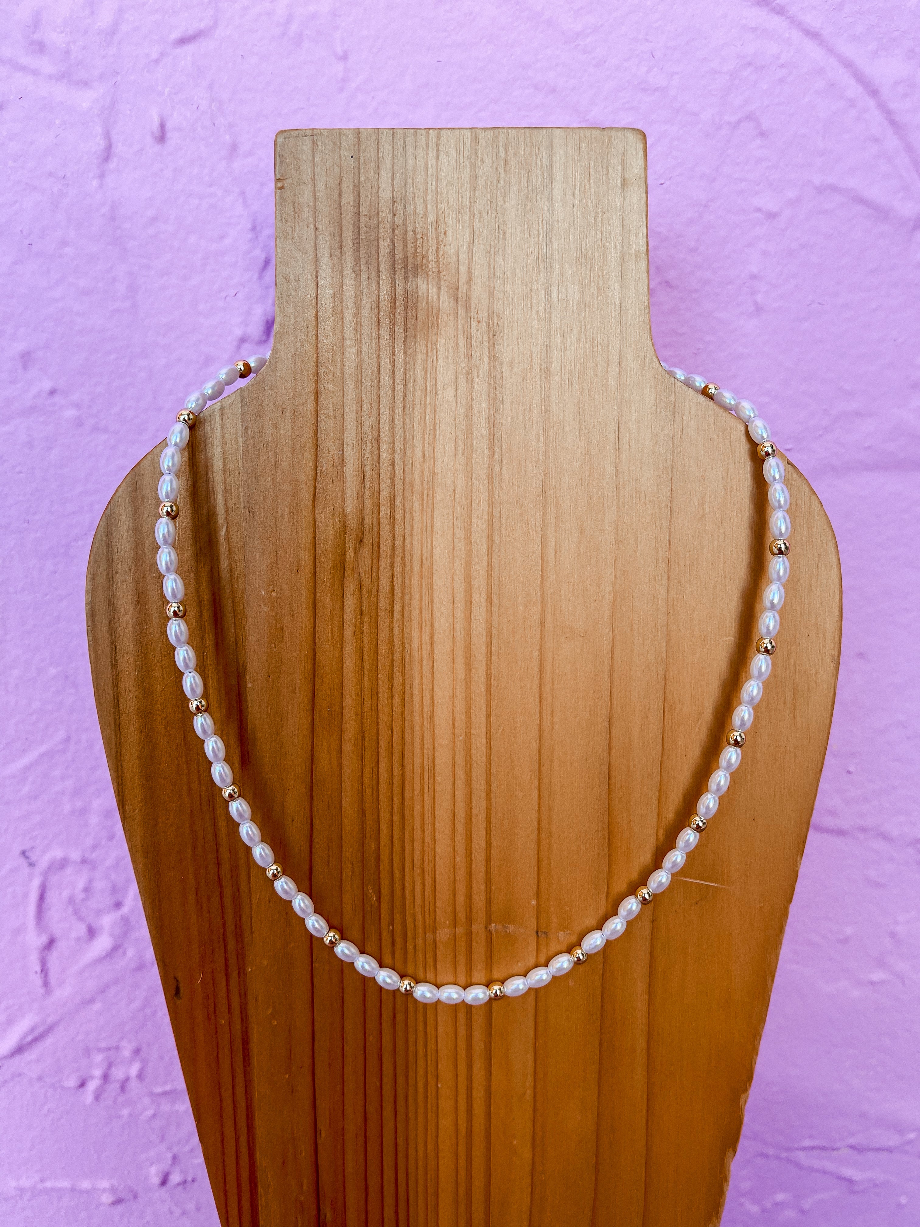 [Treasure Jewels] Dainty Pearl Choker