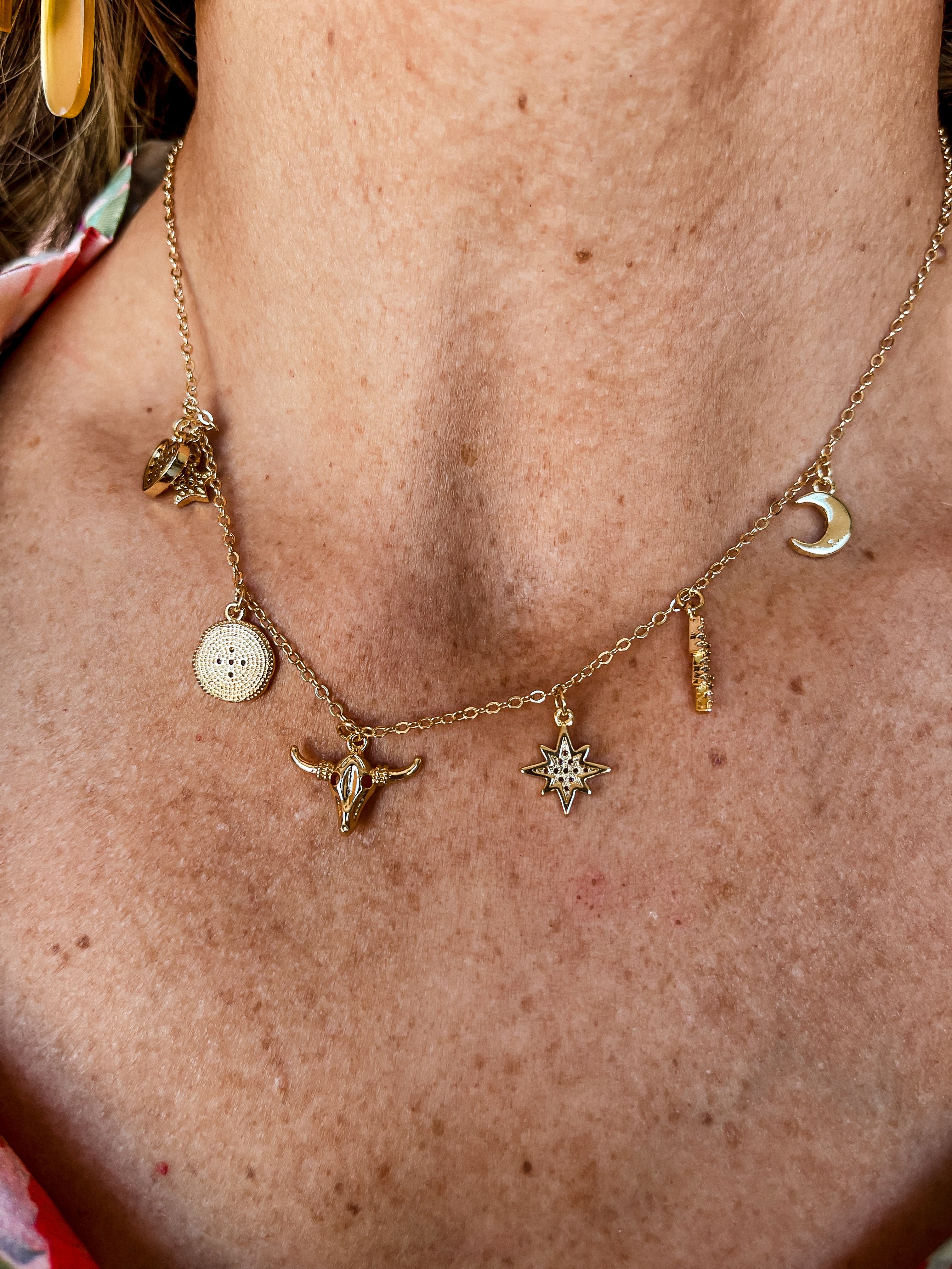 [Treasure Jewels] Longhorn Multi Necklace