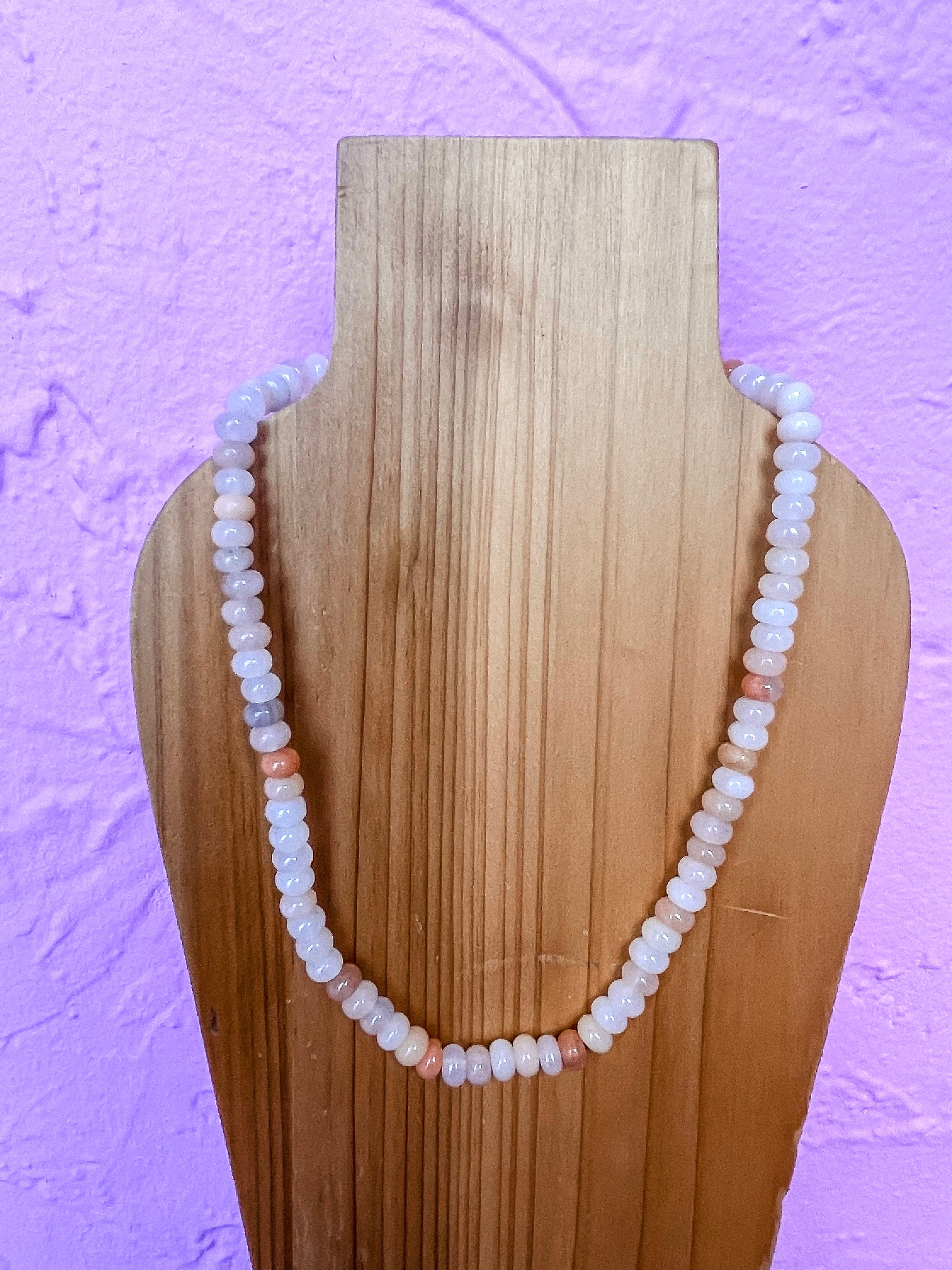 [Treasure Jewels] Nude Gemstone Necklace