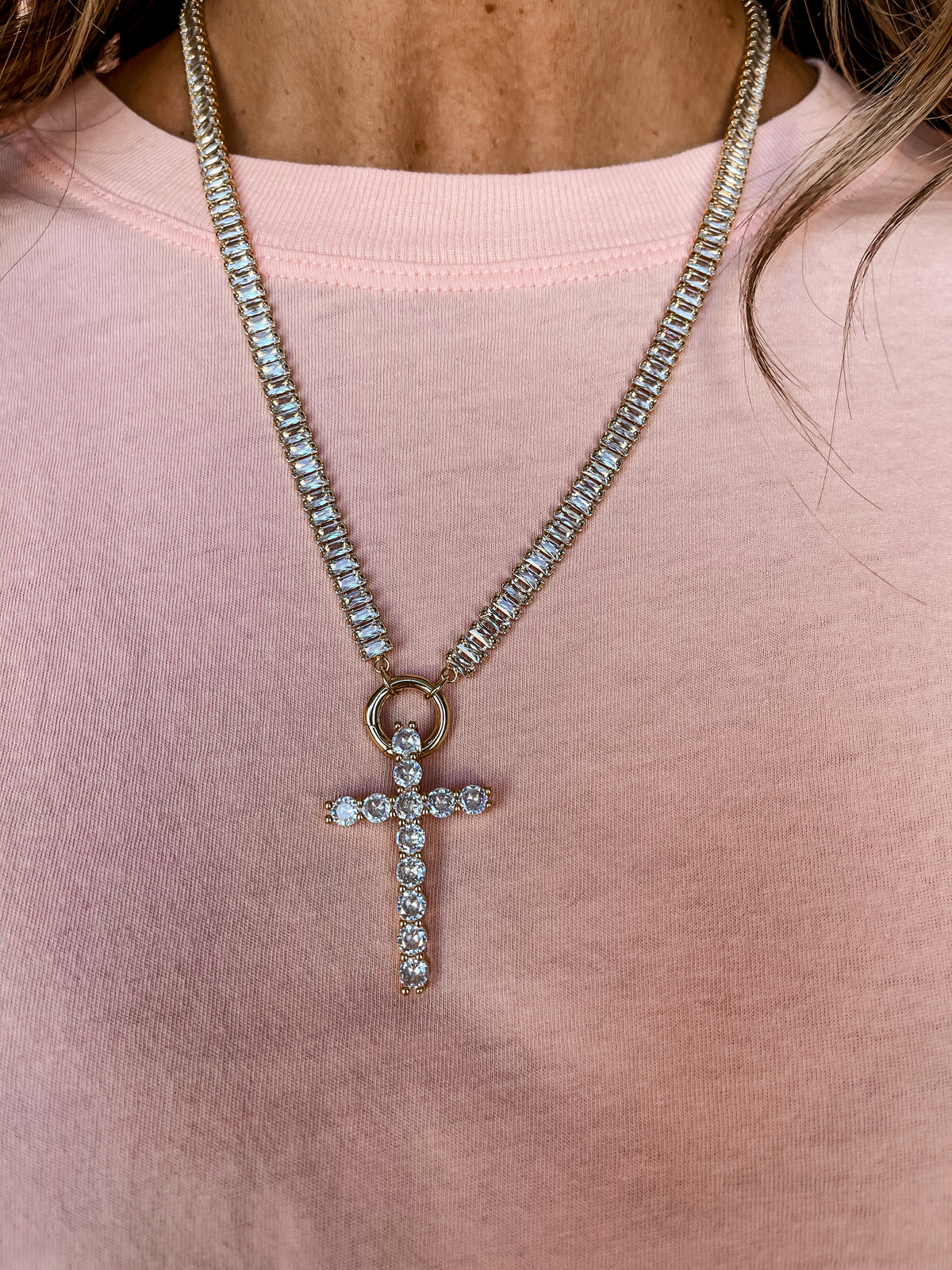 Buy Lords Prayer Crystal Cross Necklace, Crystal Cross Necklace, Cross  Prayer Projection Necklace, Rosemary Cross, Mother's Day Gift for Mom  Online in India - Etsy