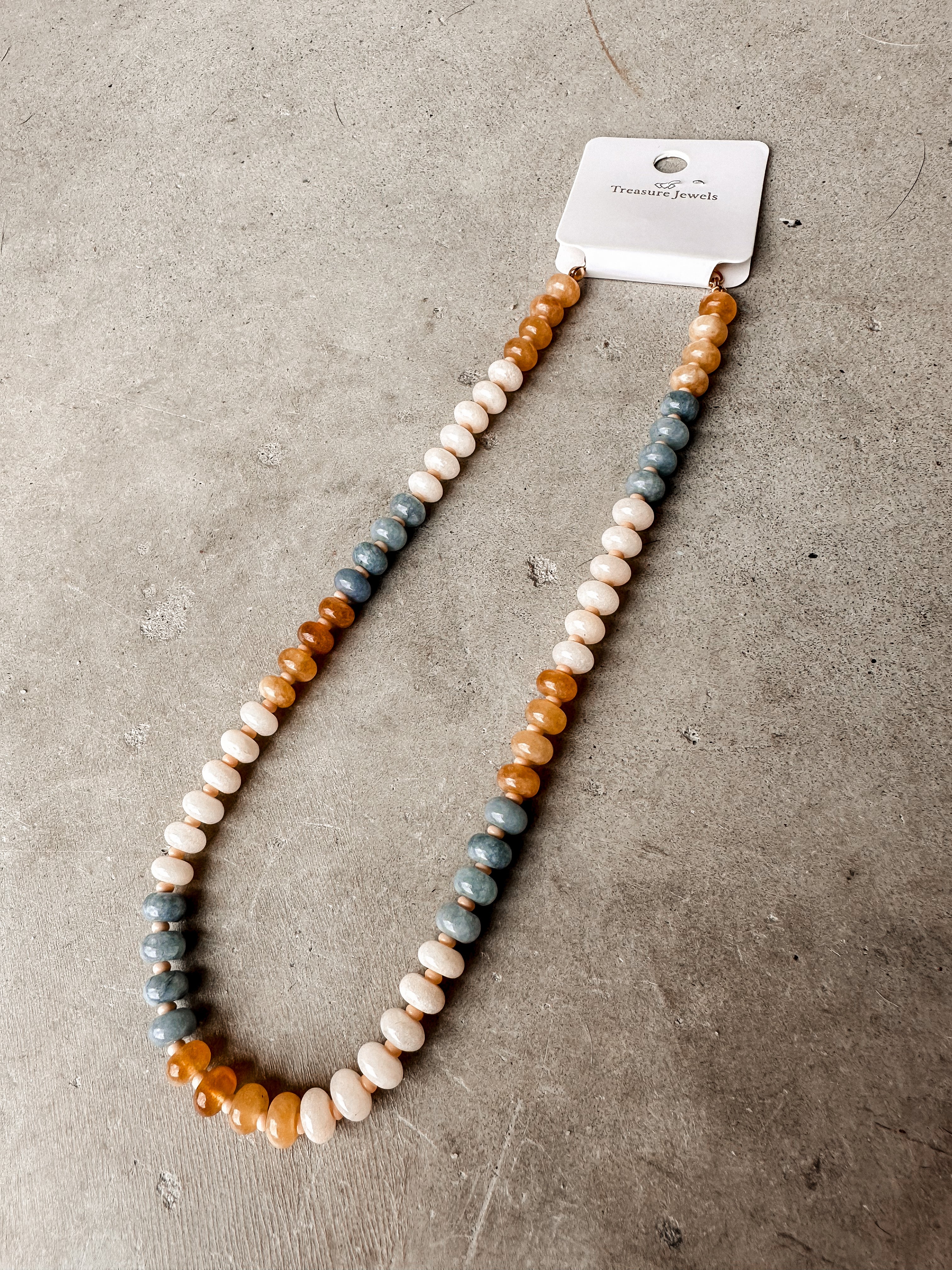 [Treasure Jewels] Brooke Southern Chic Gemstone Necklace