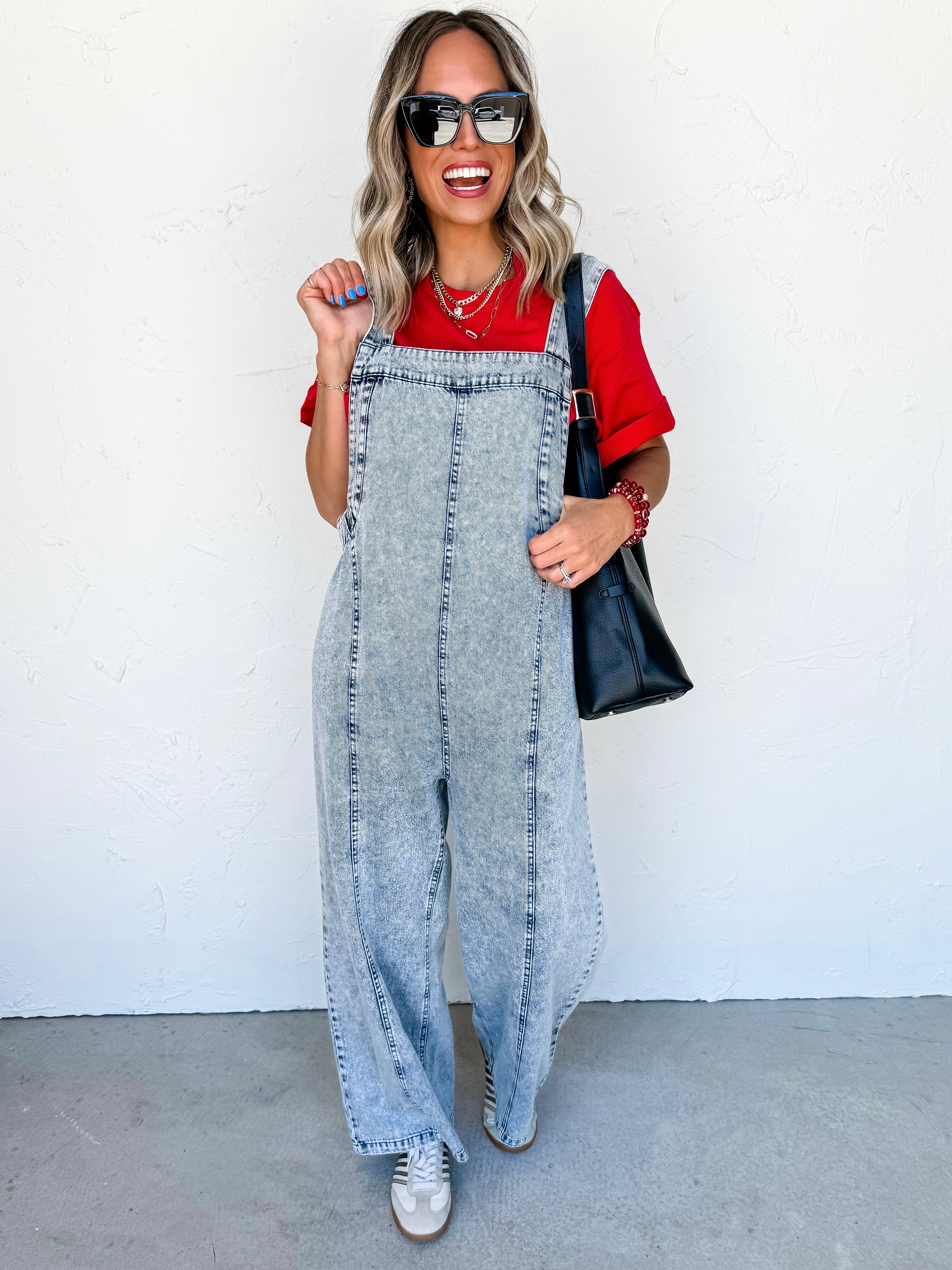 True In Blue Denim Jumpsuit