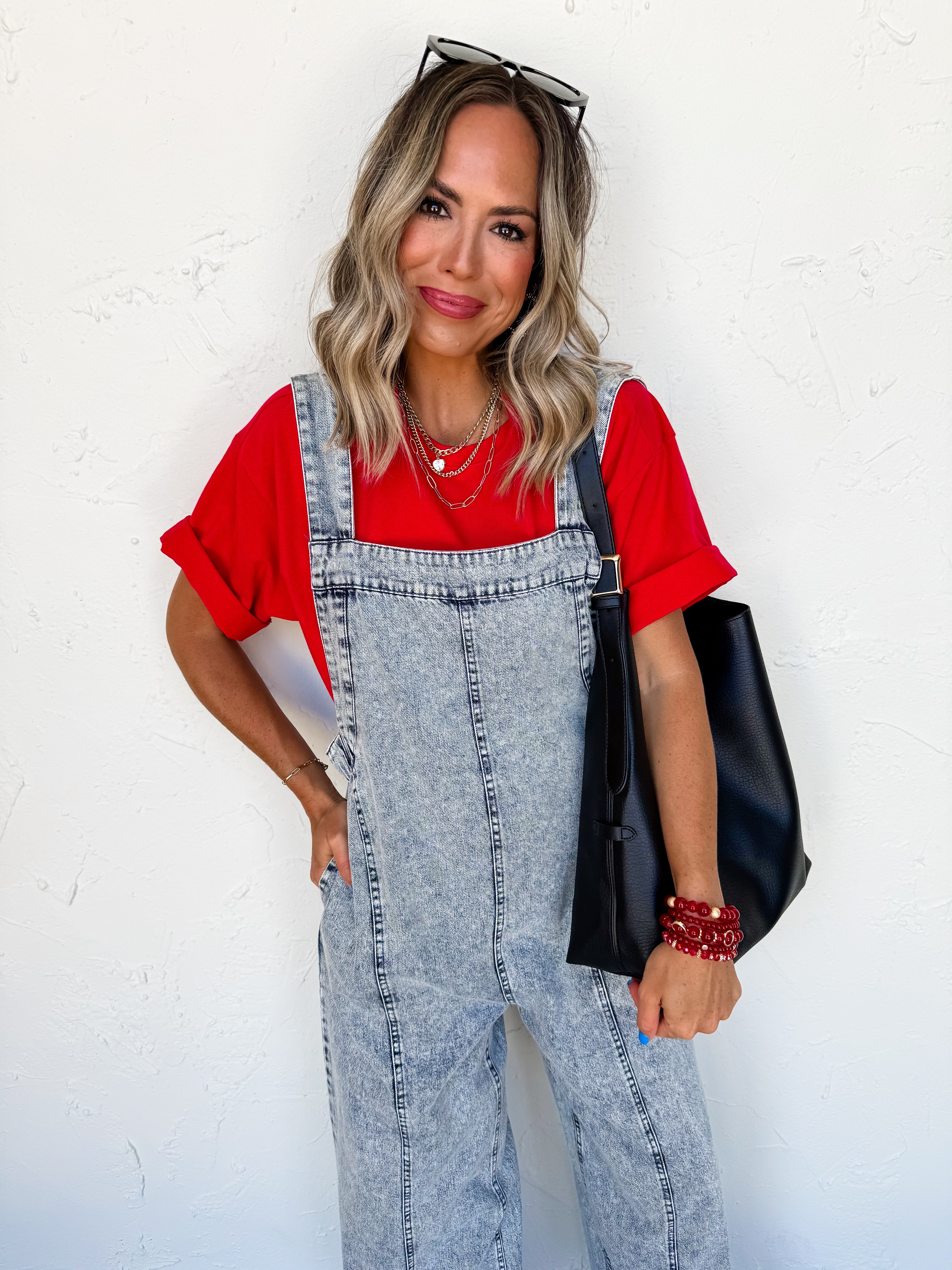 True In Blue Denim Jumpsuit