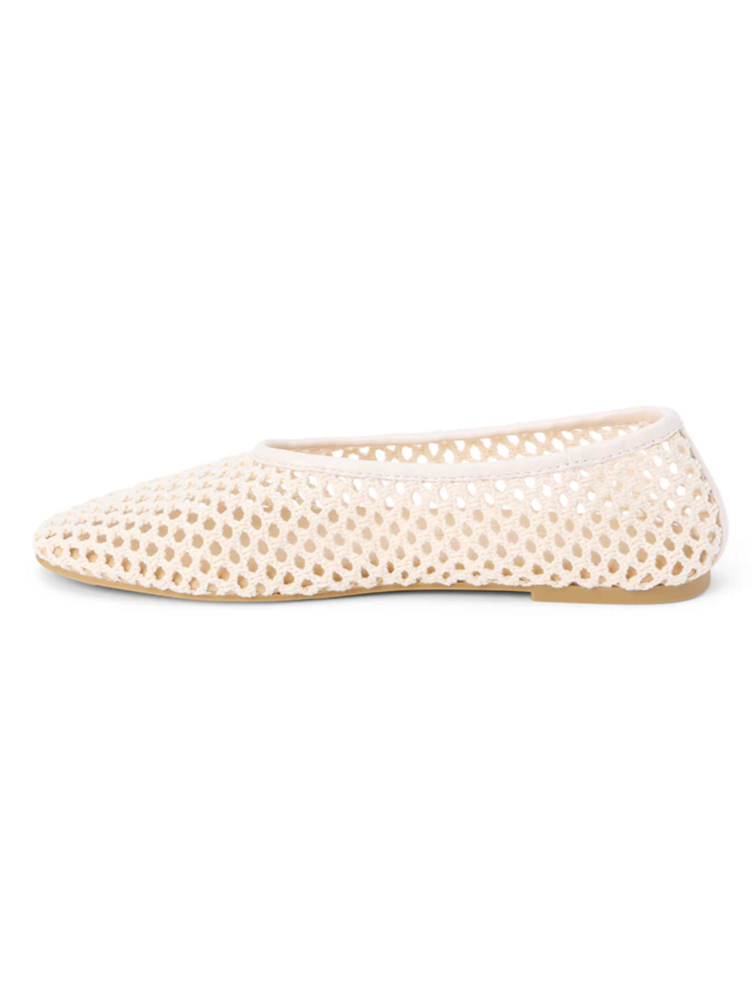 [Matisse] Marta Crochet Ballet Flat-Ivory