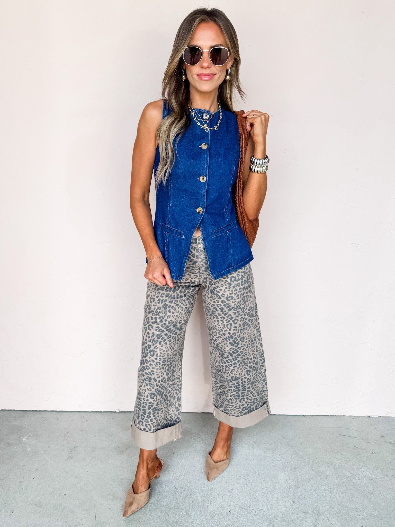 Urban Legend Denim Sleeveless Top