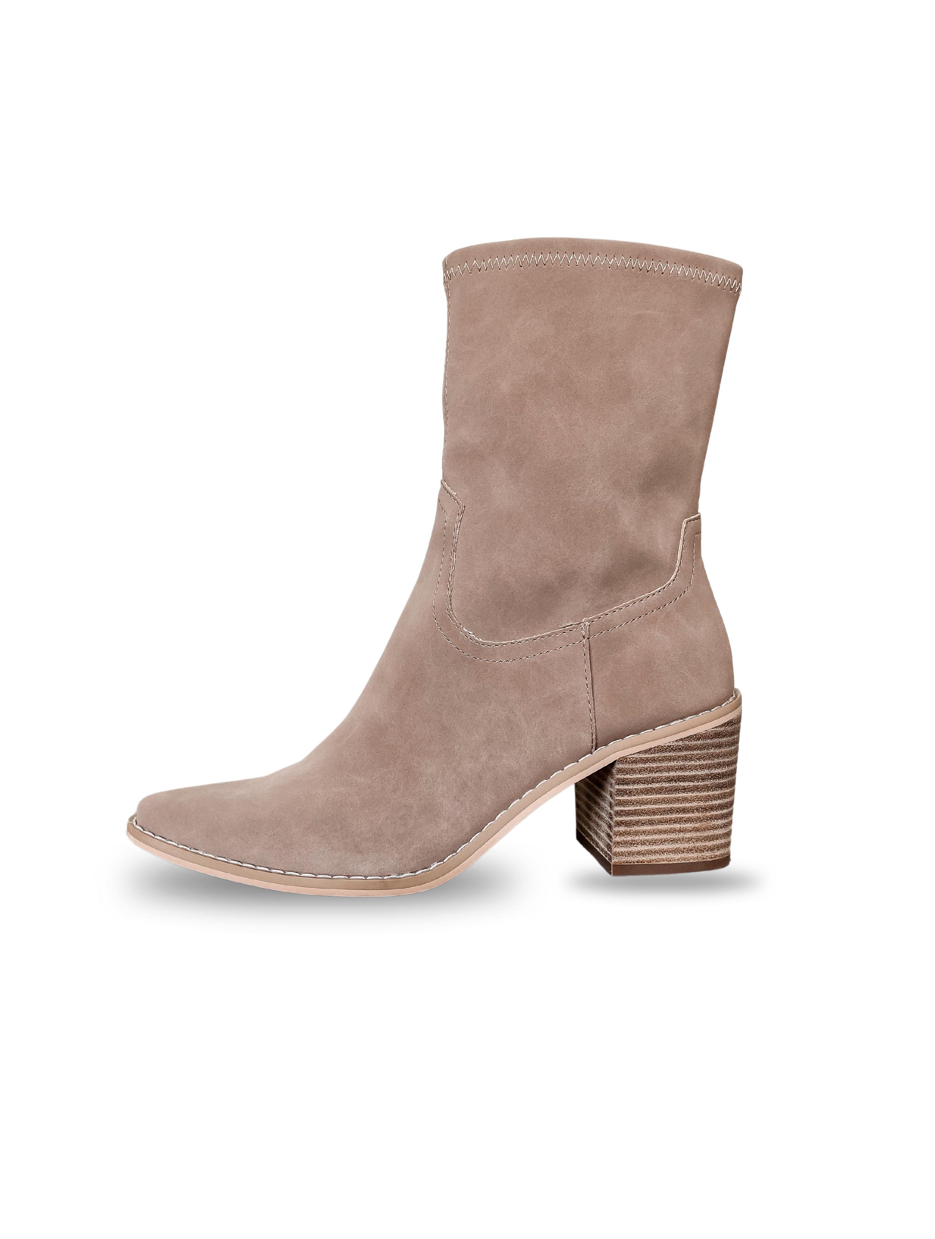 Vienna Sleek Ankle Bootie-Cedar Wood