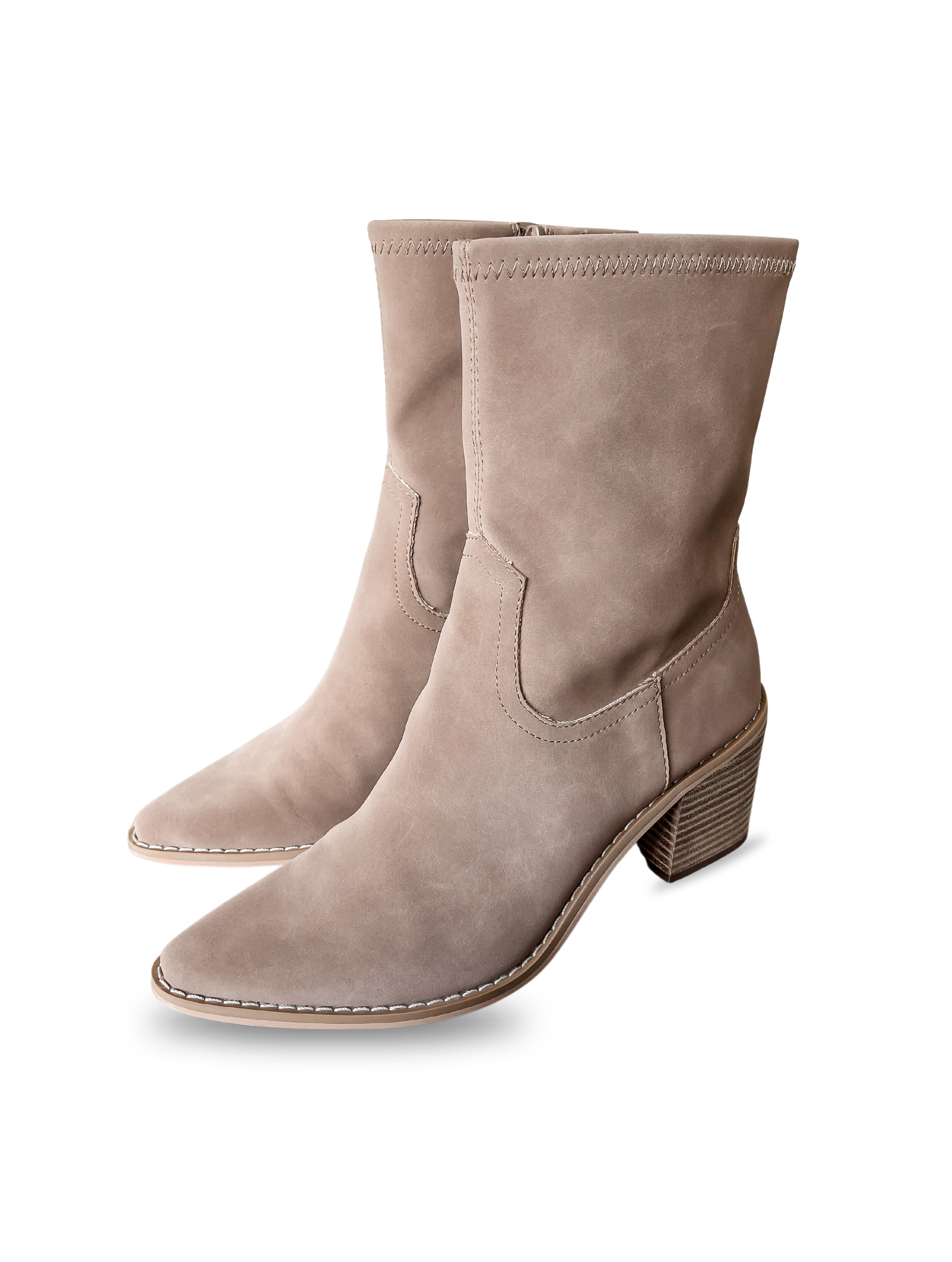 Vienna Sleek Ankle Bootie-Cedar Wood