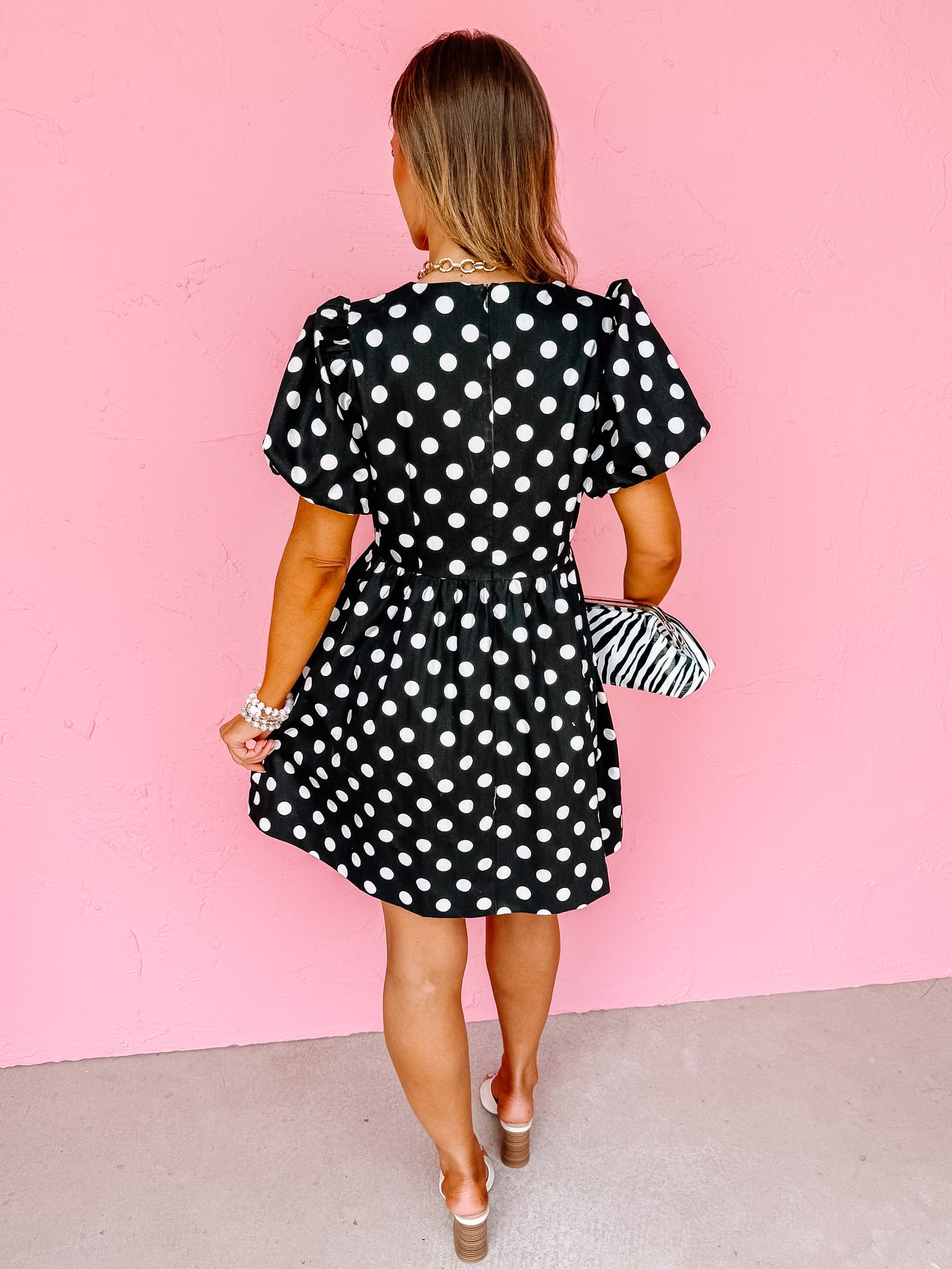 Vintage Charm Polka Dot Dress