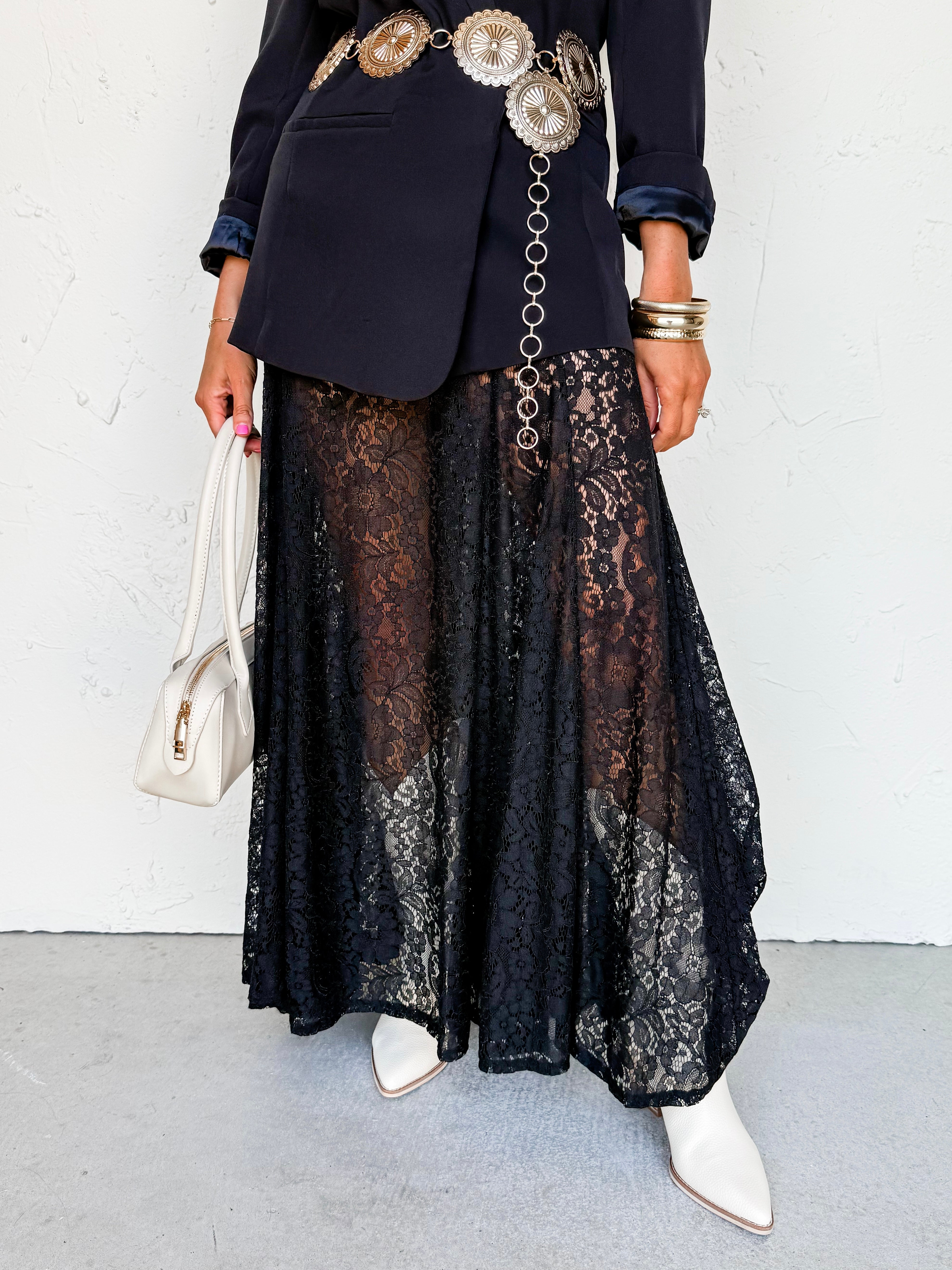 Viola Lace Maxi Skirt
