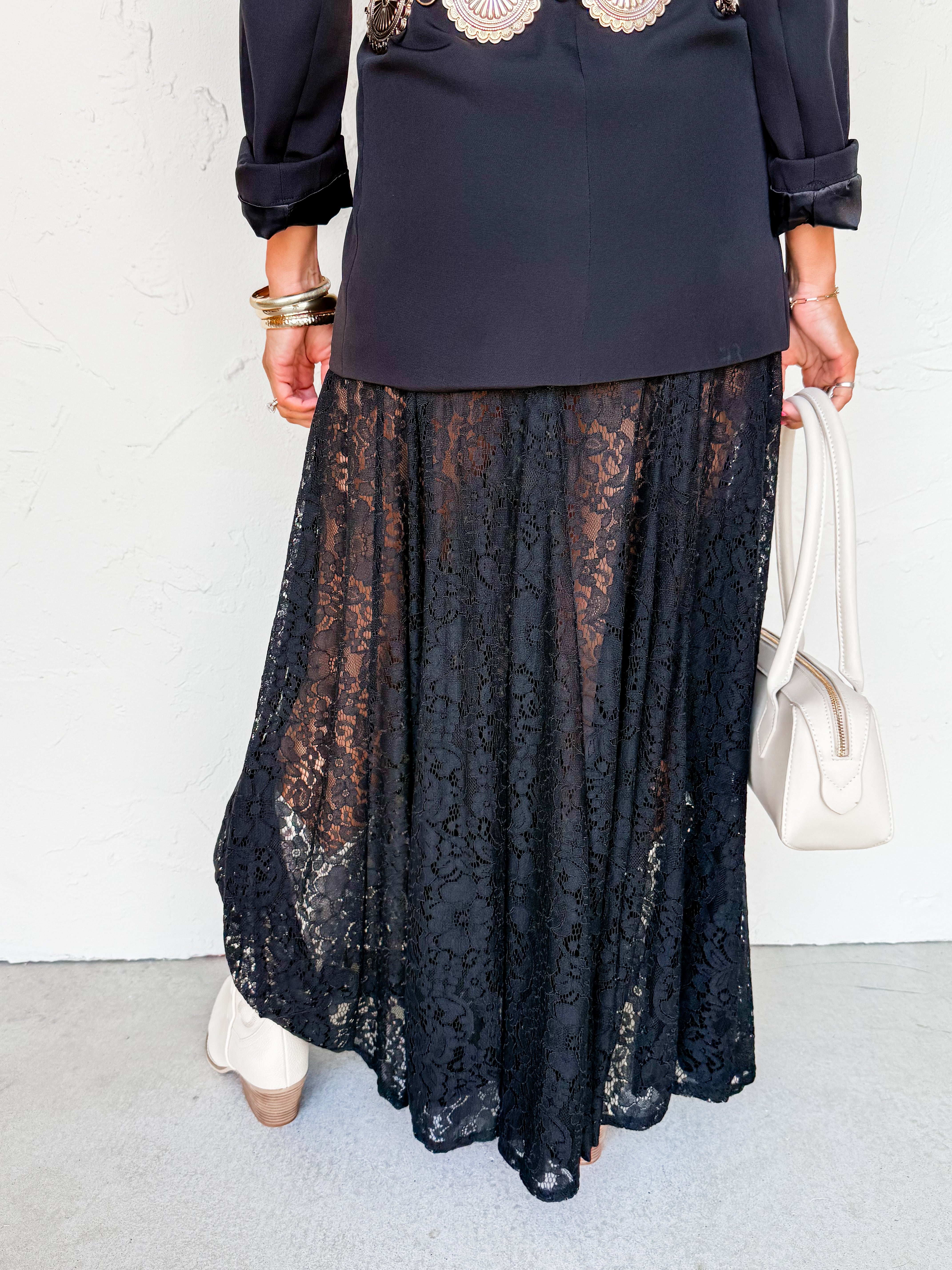 Viola Lace Maxi Skirt
