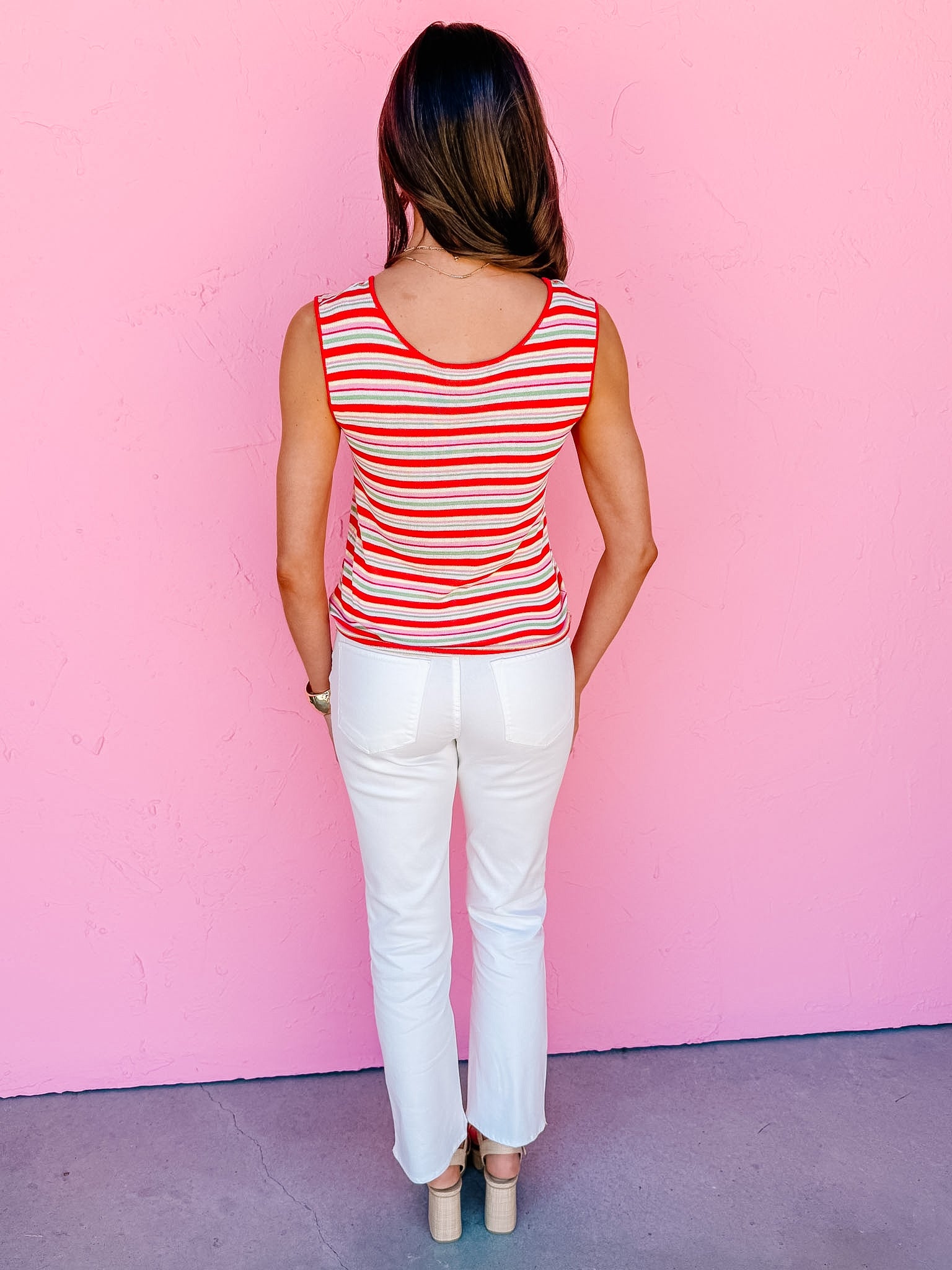 Vivian Striped Knit Top