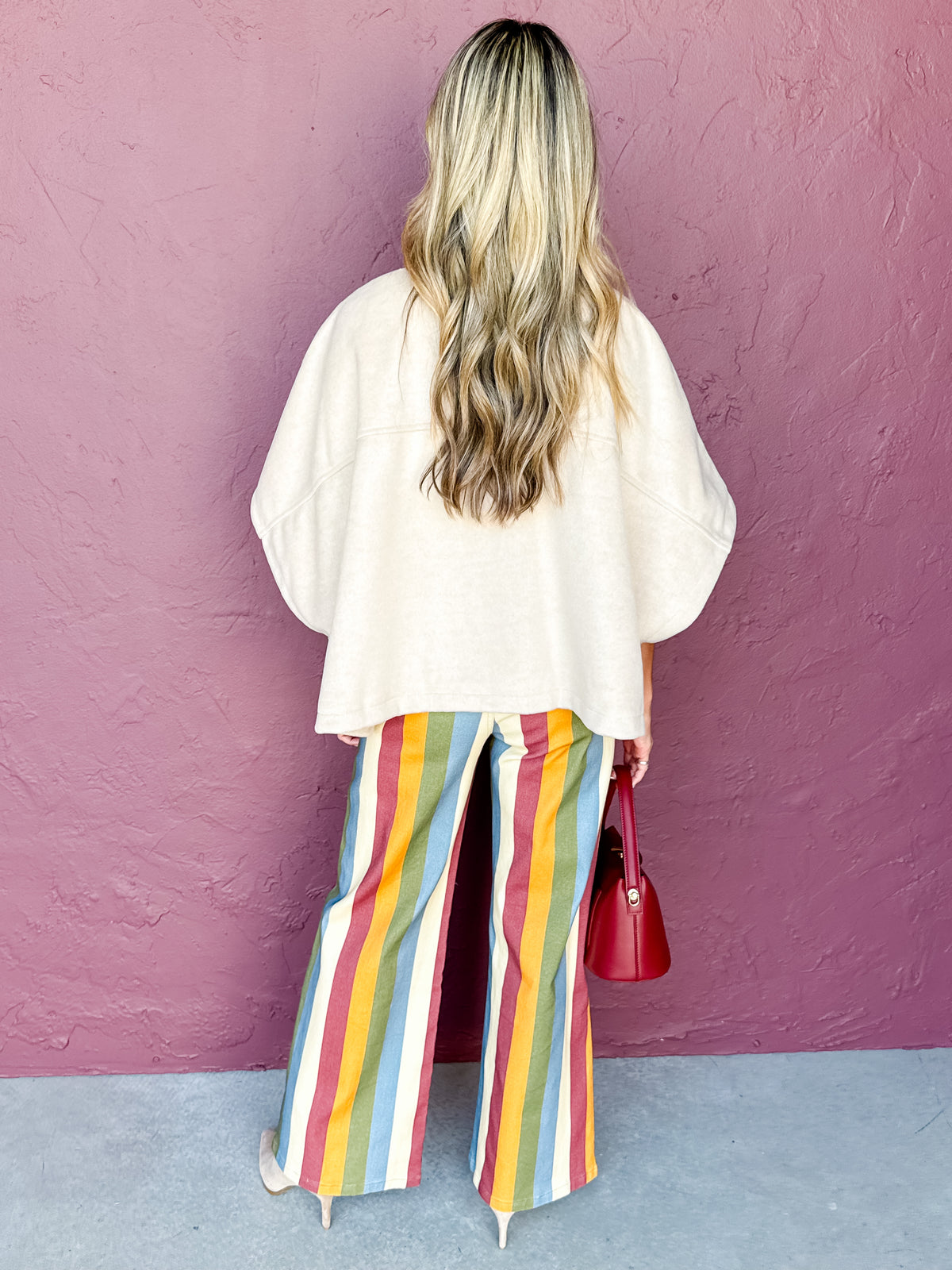 Vivienne Button Front Cape Jacket