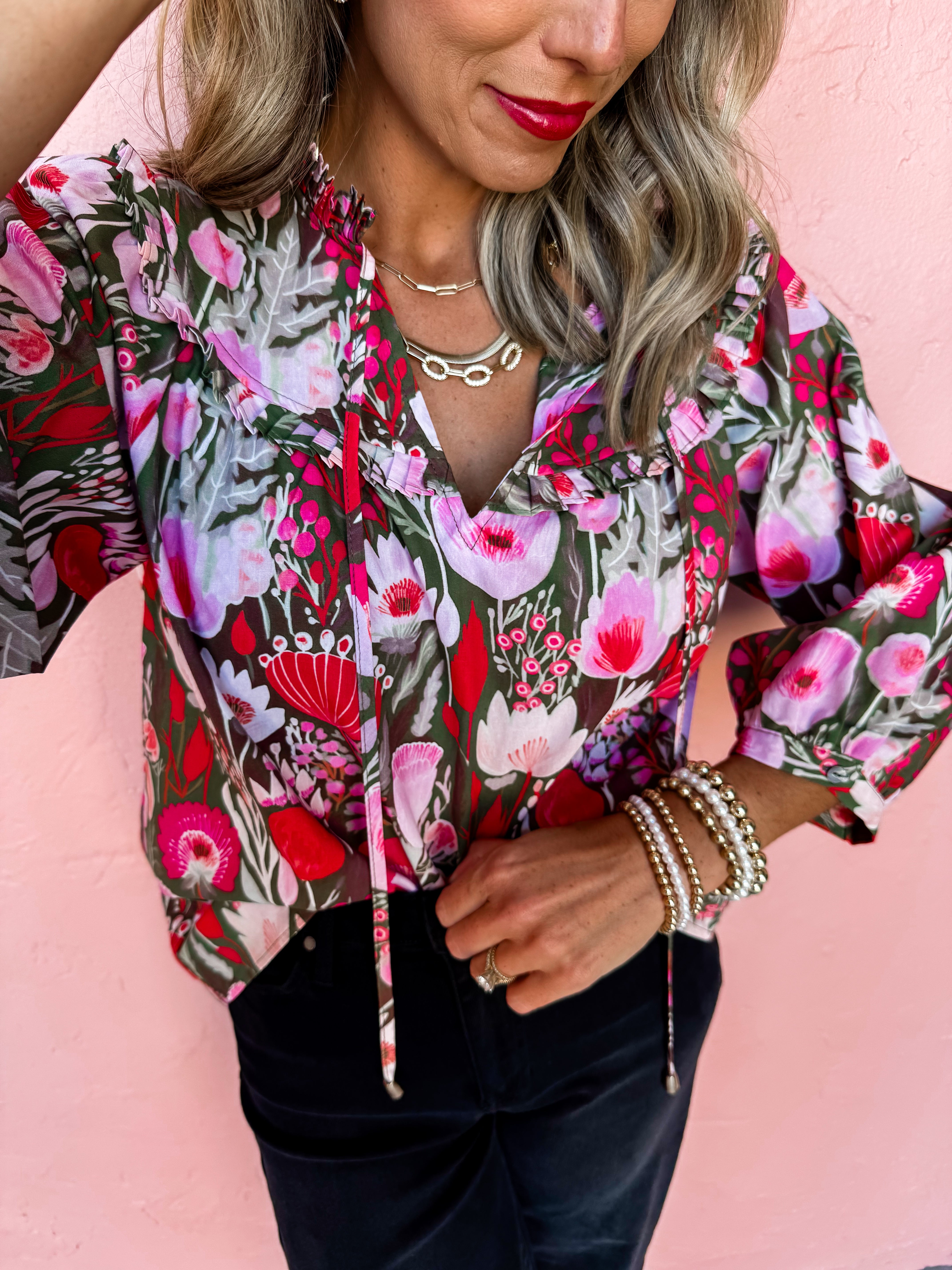 Waiting For You Floral Top