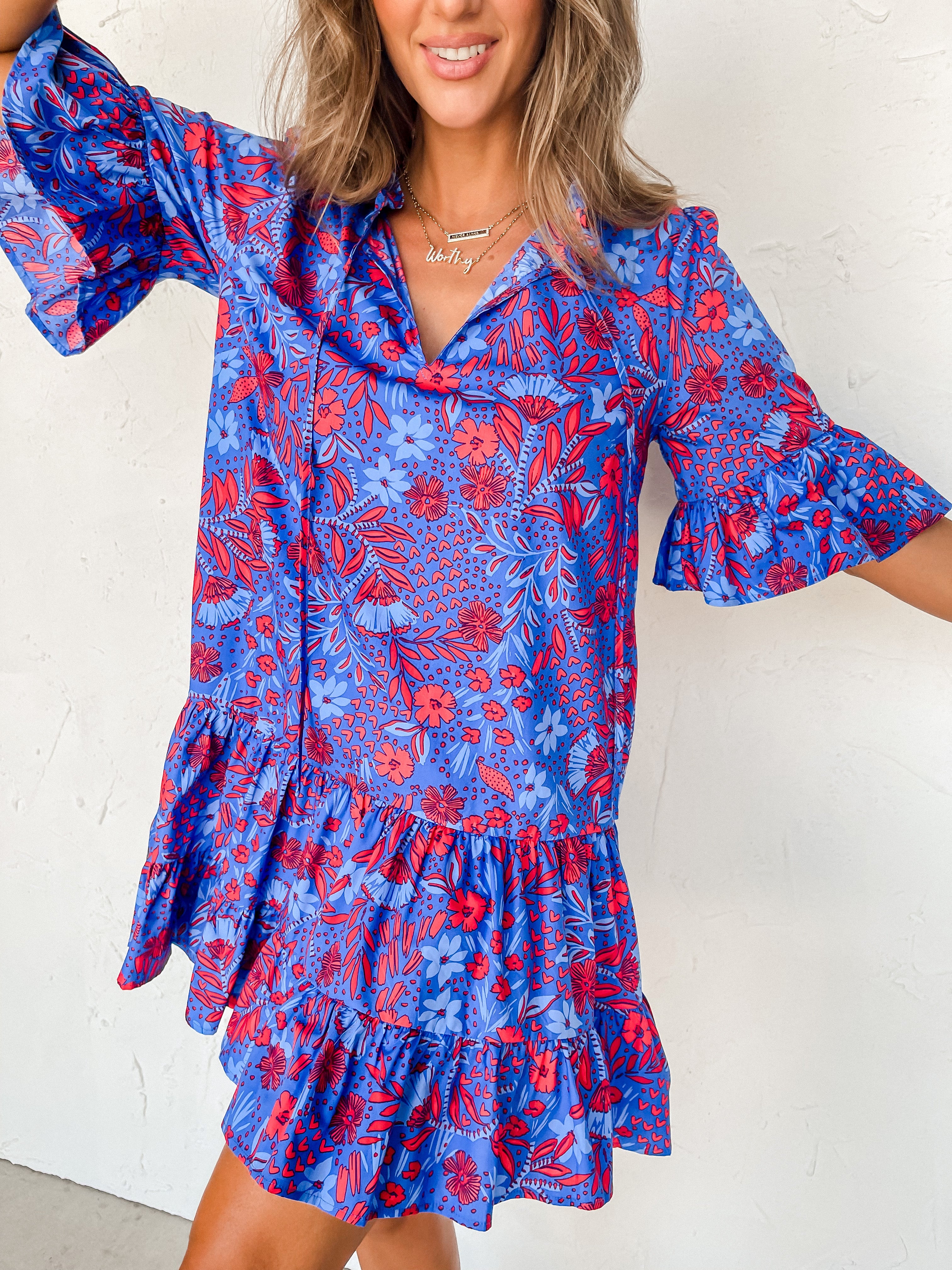 Walking With You Floral Shift Dress