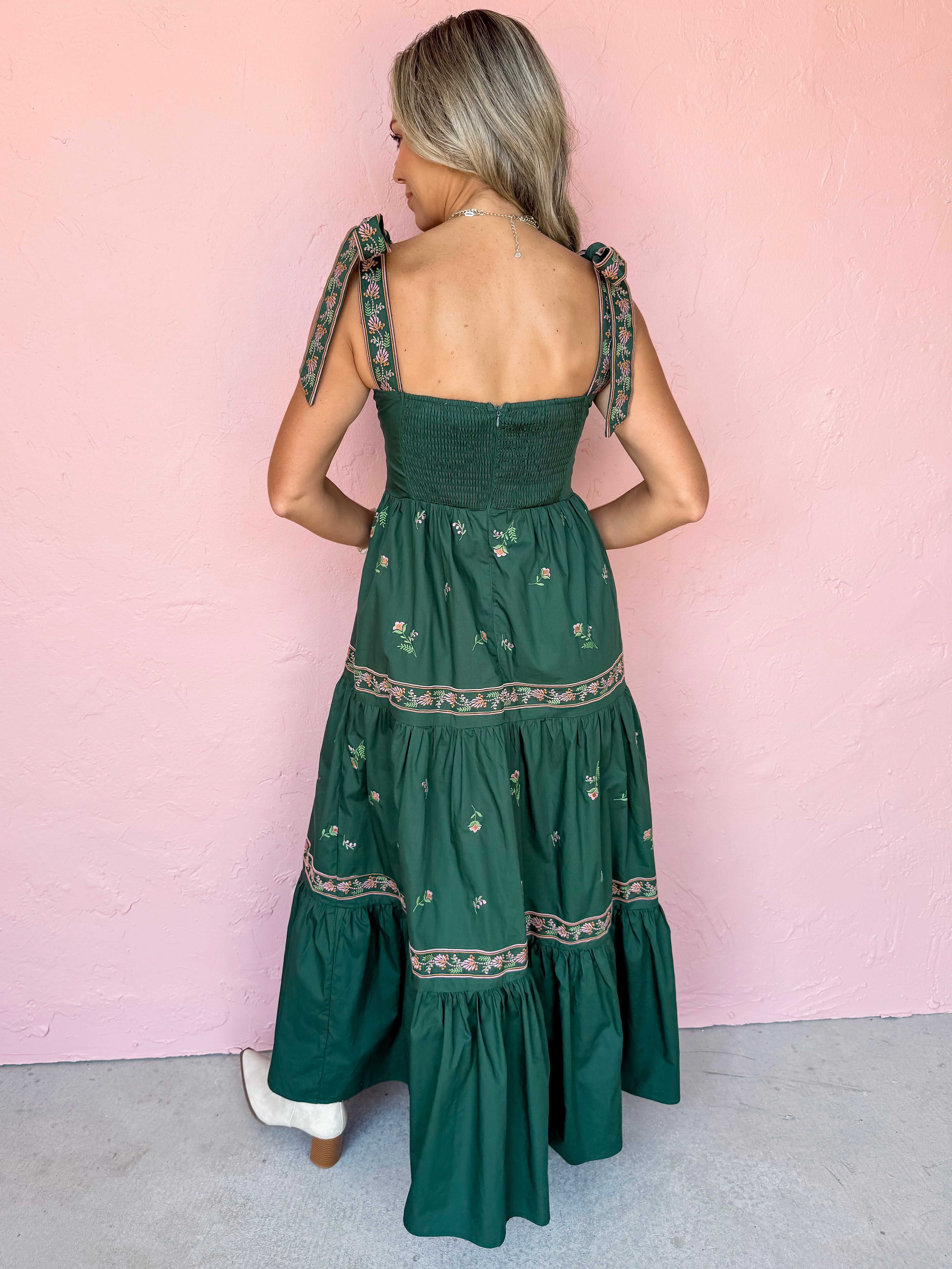 Warm Harvest Tiered Maxi Dress