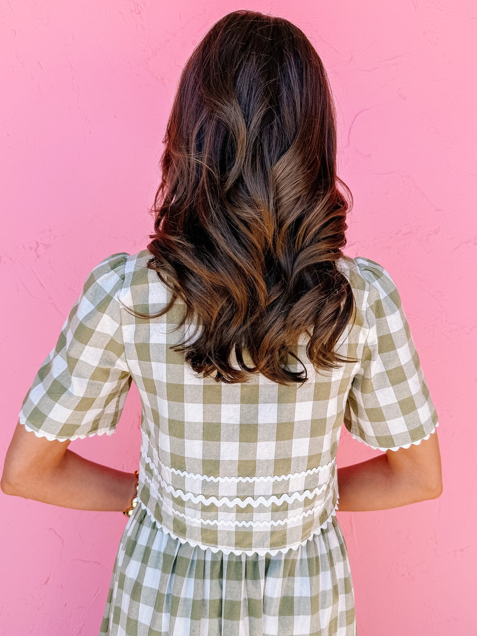 Waverly Ric Rac Gingham Top