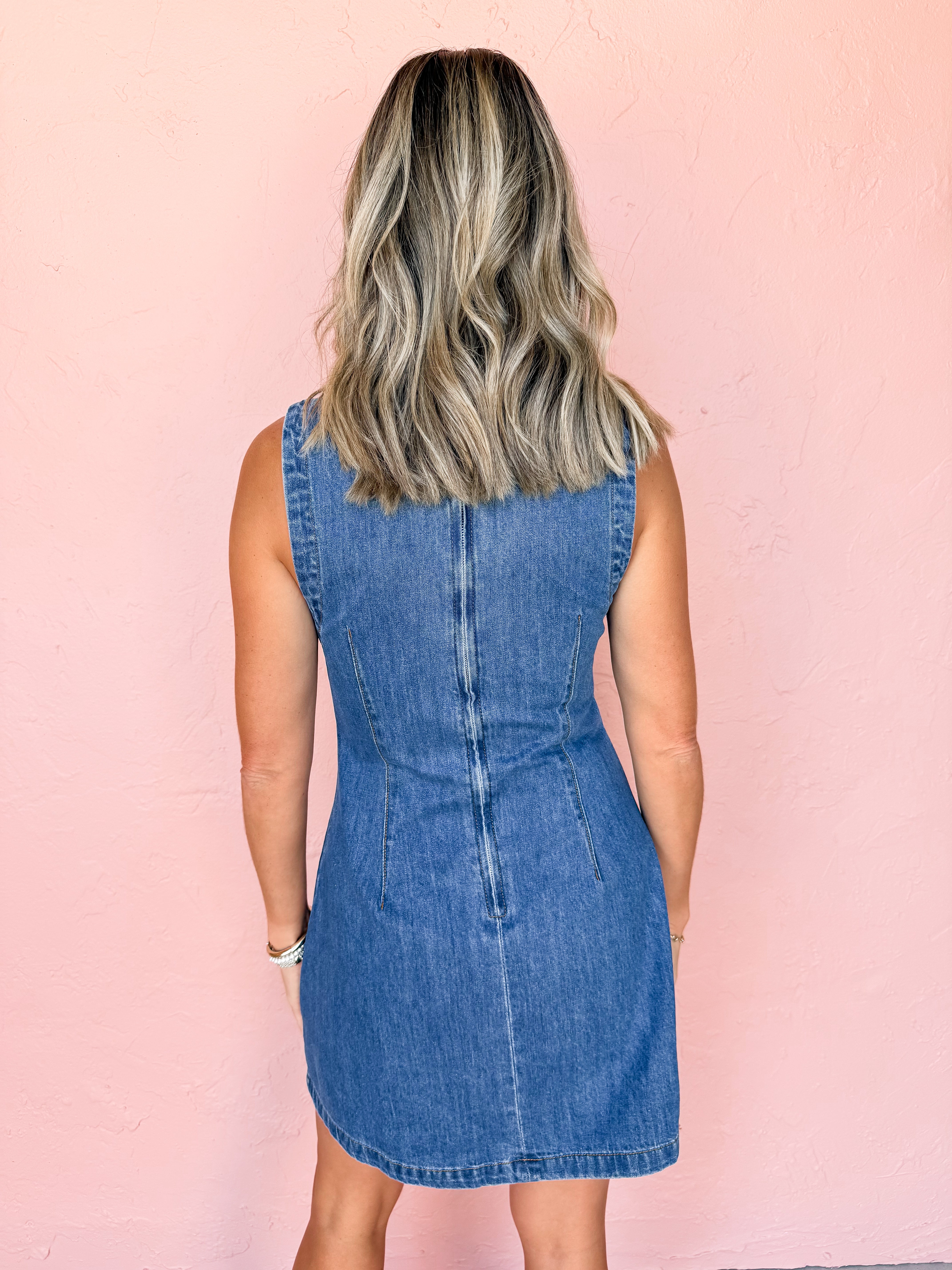 Western Discoveries Denim Mini Dress