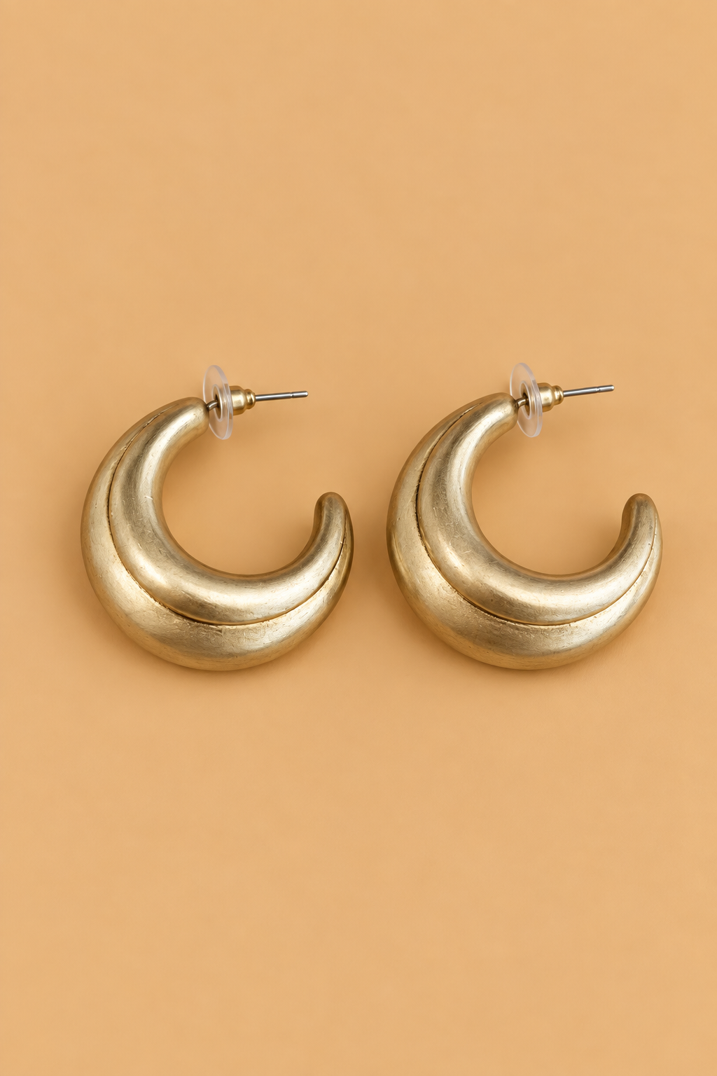 Whitney Open Hoop Earrings-Gold