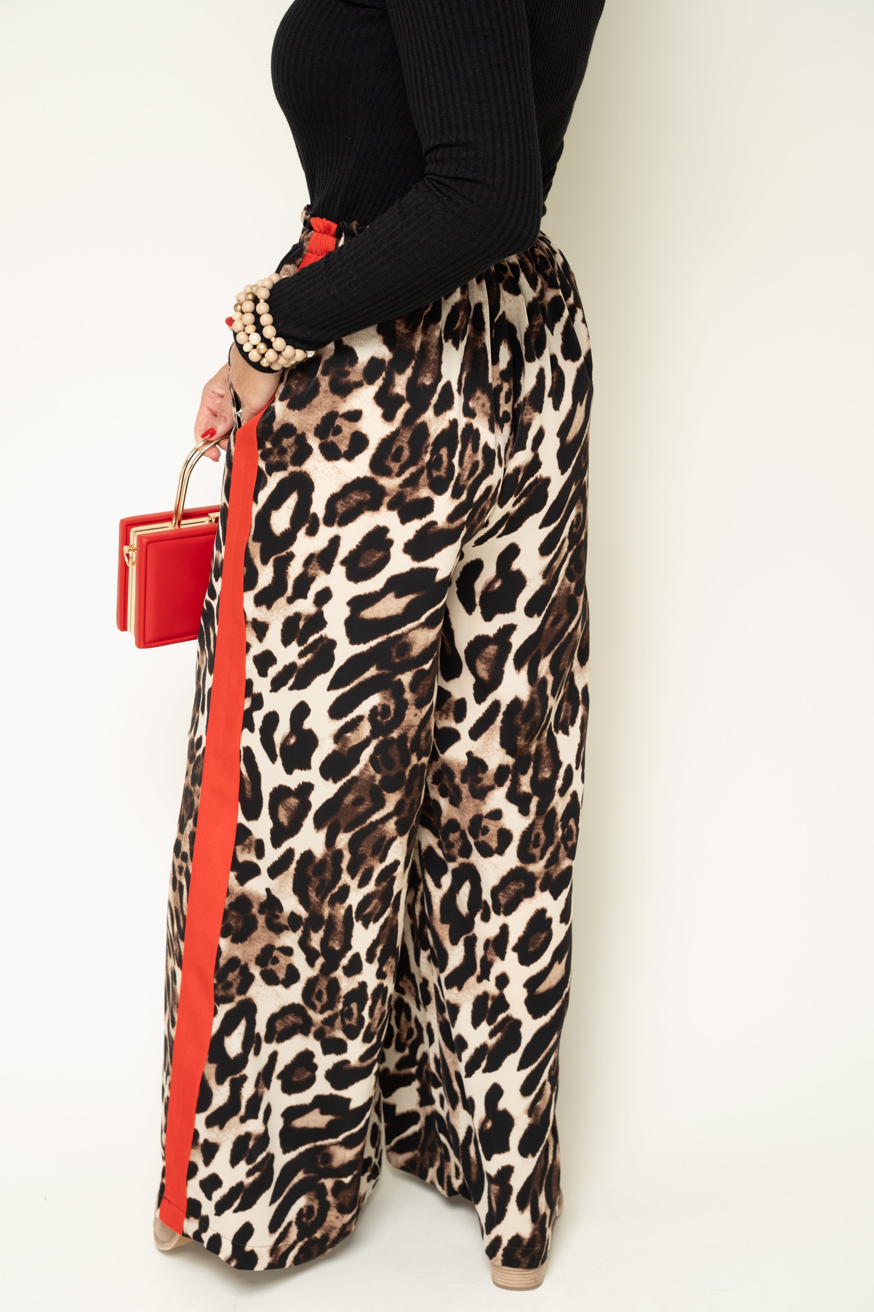 Wowed By You Leopard Wide Leg Pants