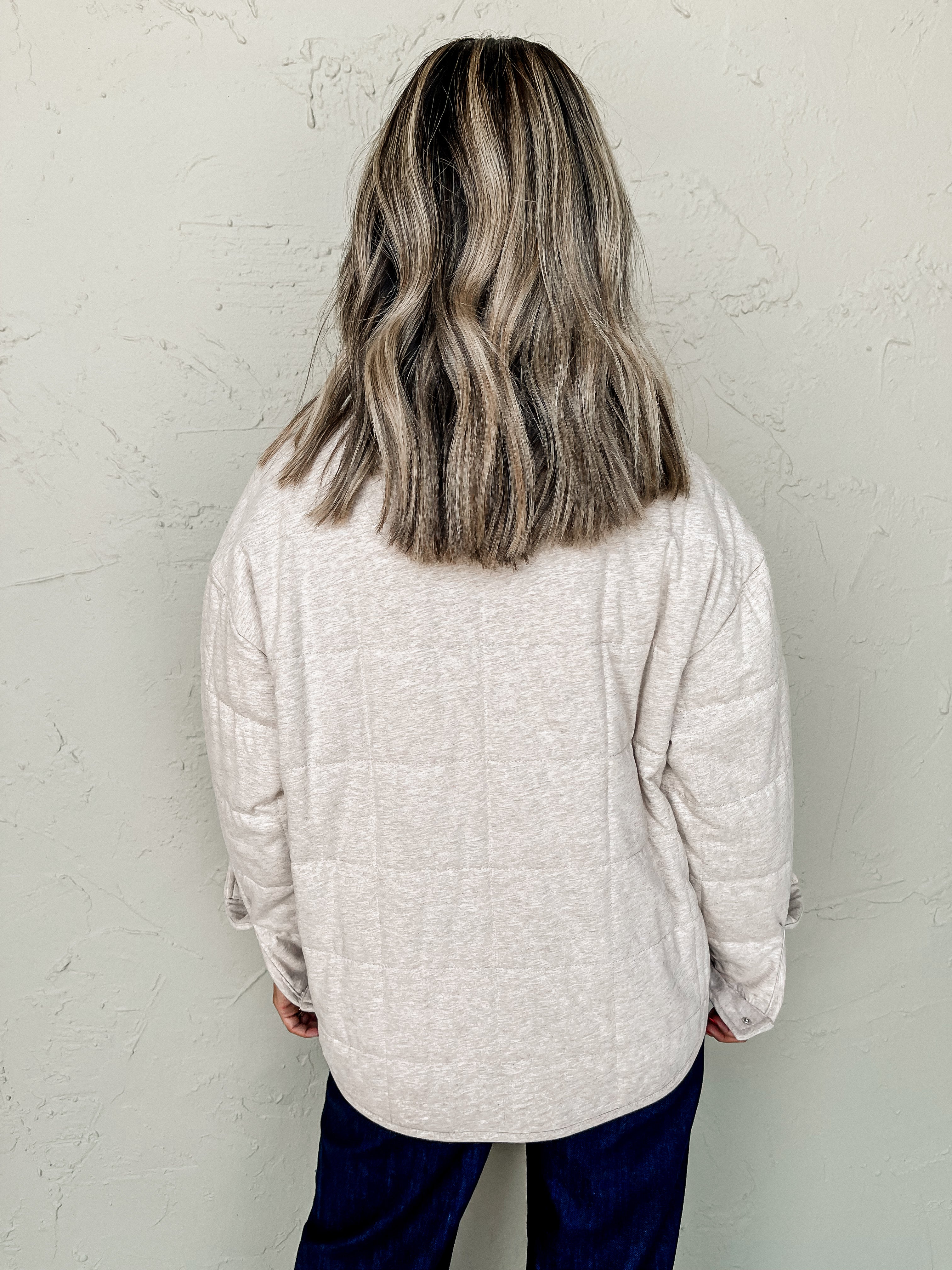 [Z Supply] Bonfire Jacket-Heather Latte