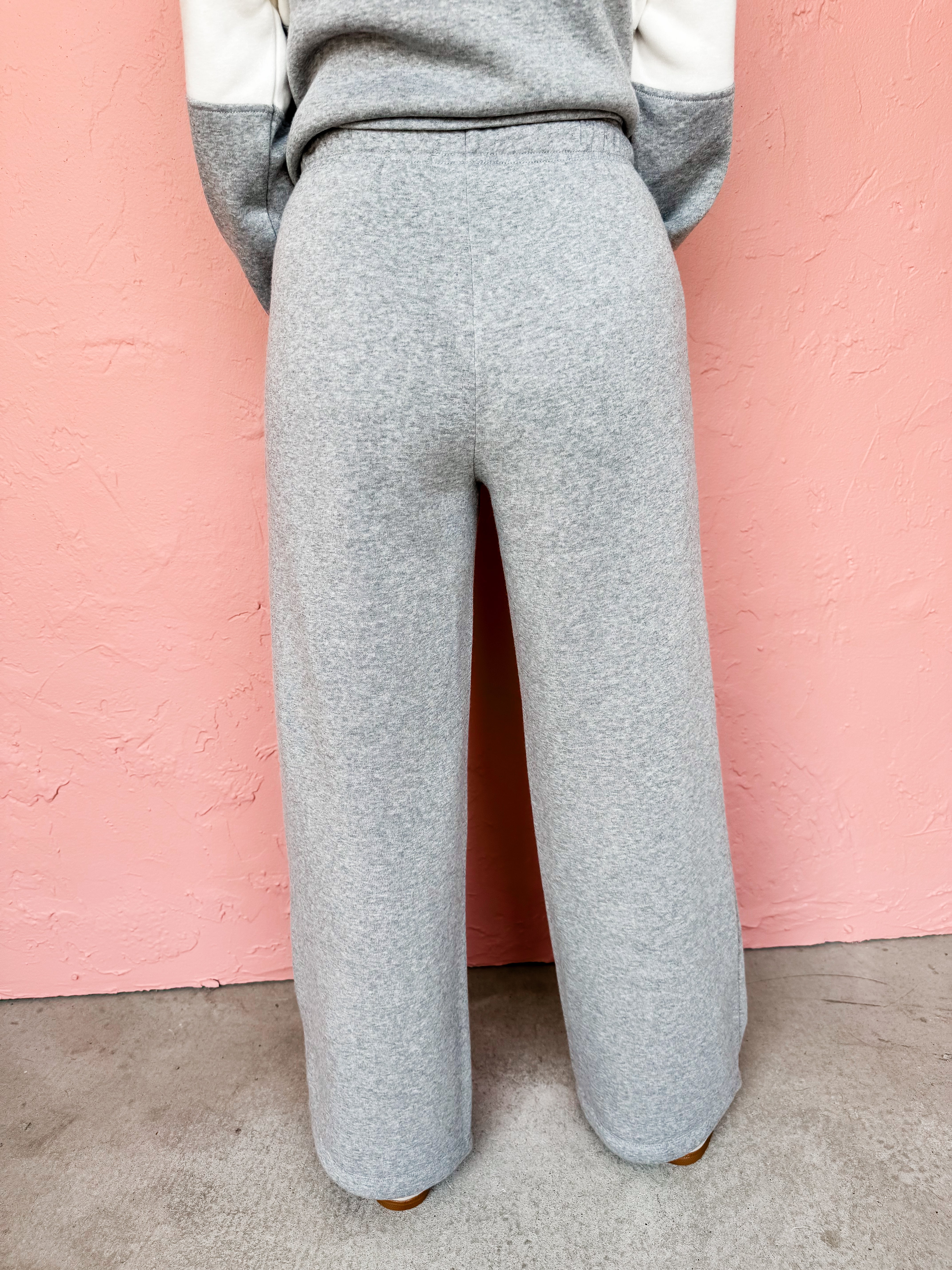 [Z Supply] Feeling The Moment Sweatpant-Classic Heather Grey