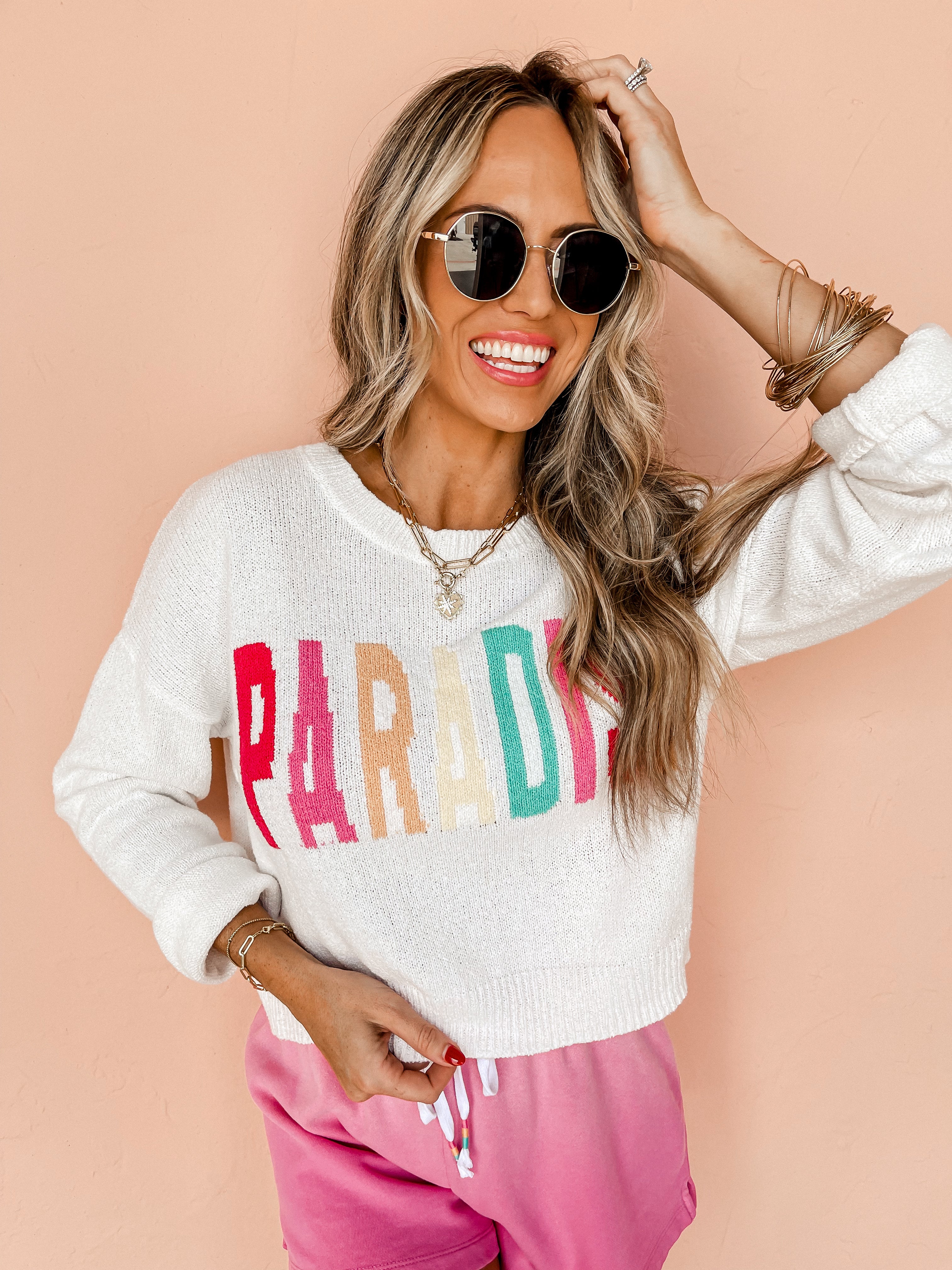 [Z Supply] Paradise Sweater-White