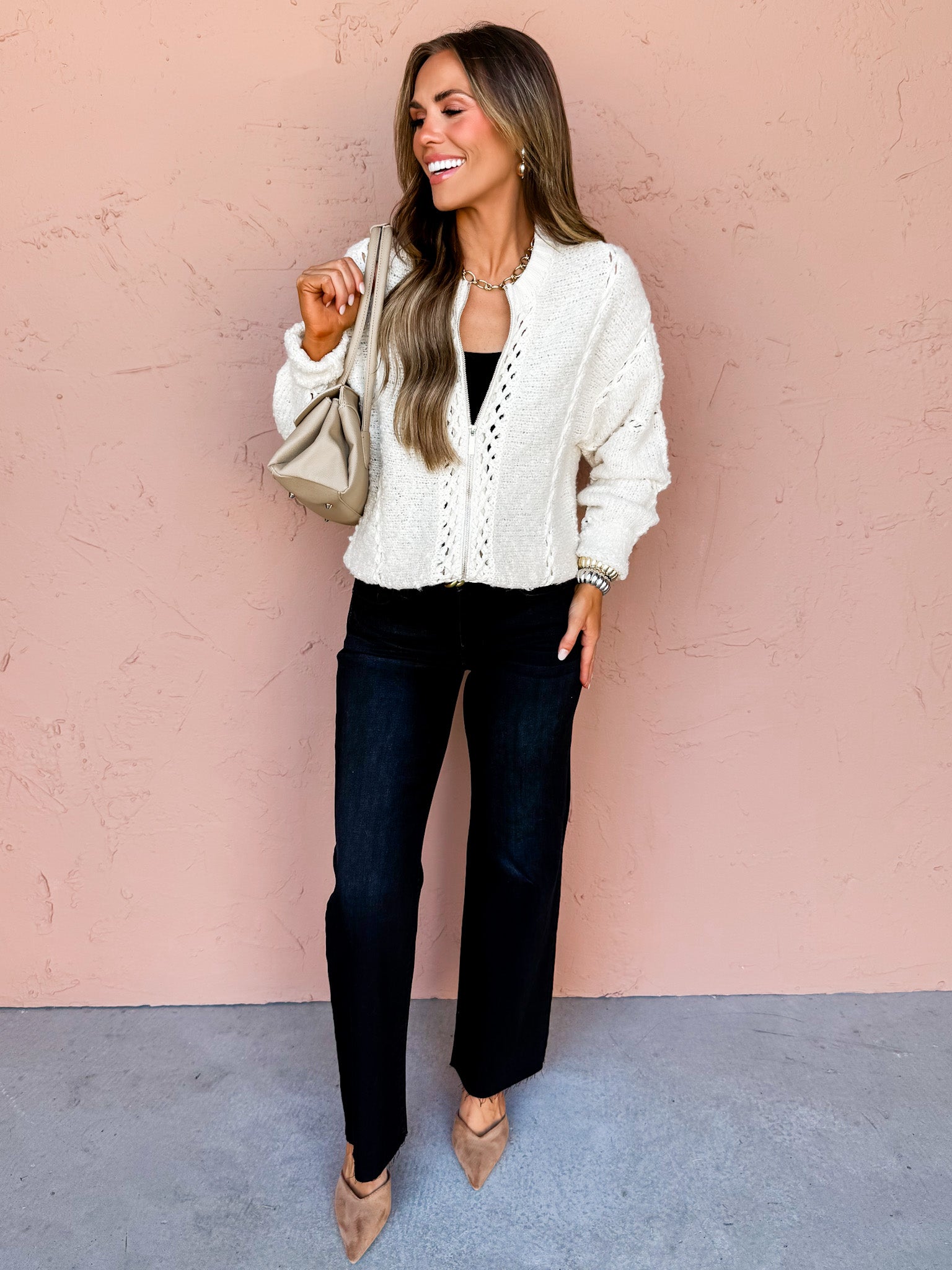 [Z Supply] Sundance Sweater Jacket-Crystal