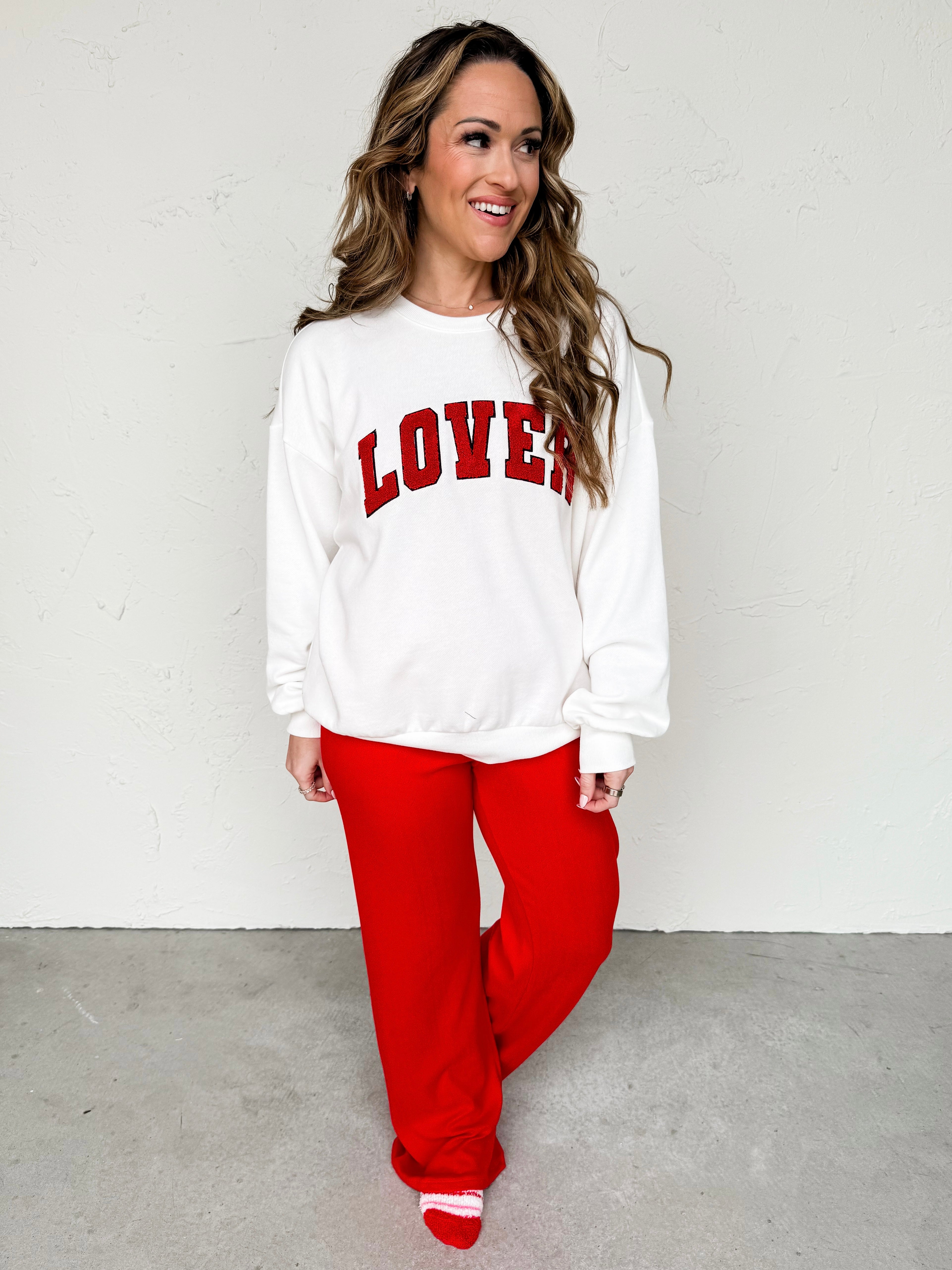 [Z Supply] Oversized Lover Sweatshirt-Vanilla Ice