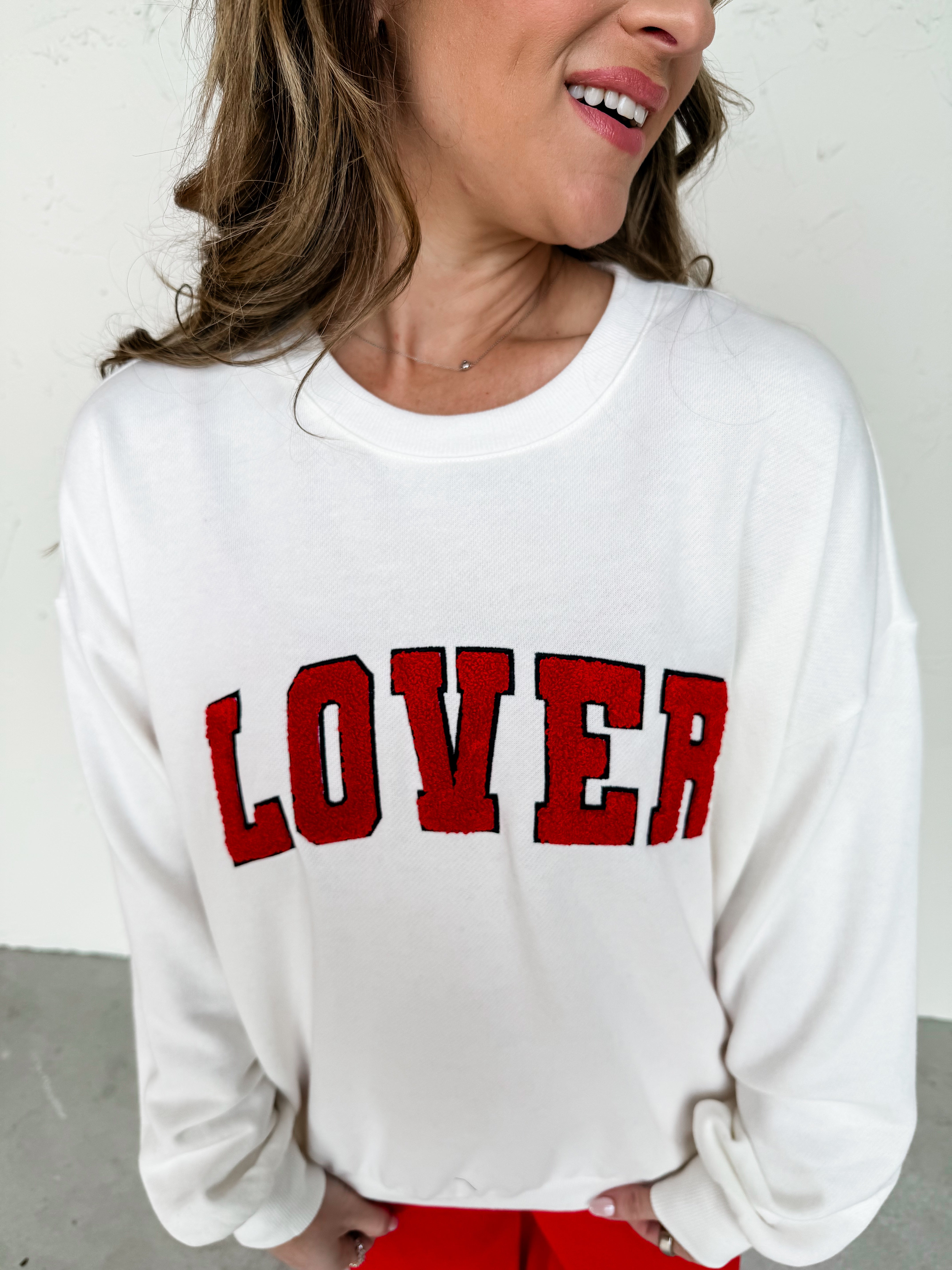 [Z Supply] Oversized Lover Sweatshirt-Vanilla Ice