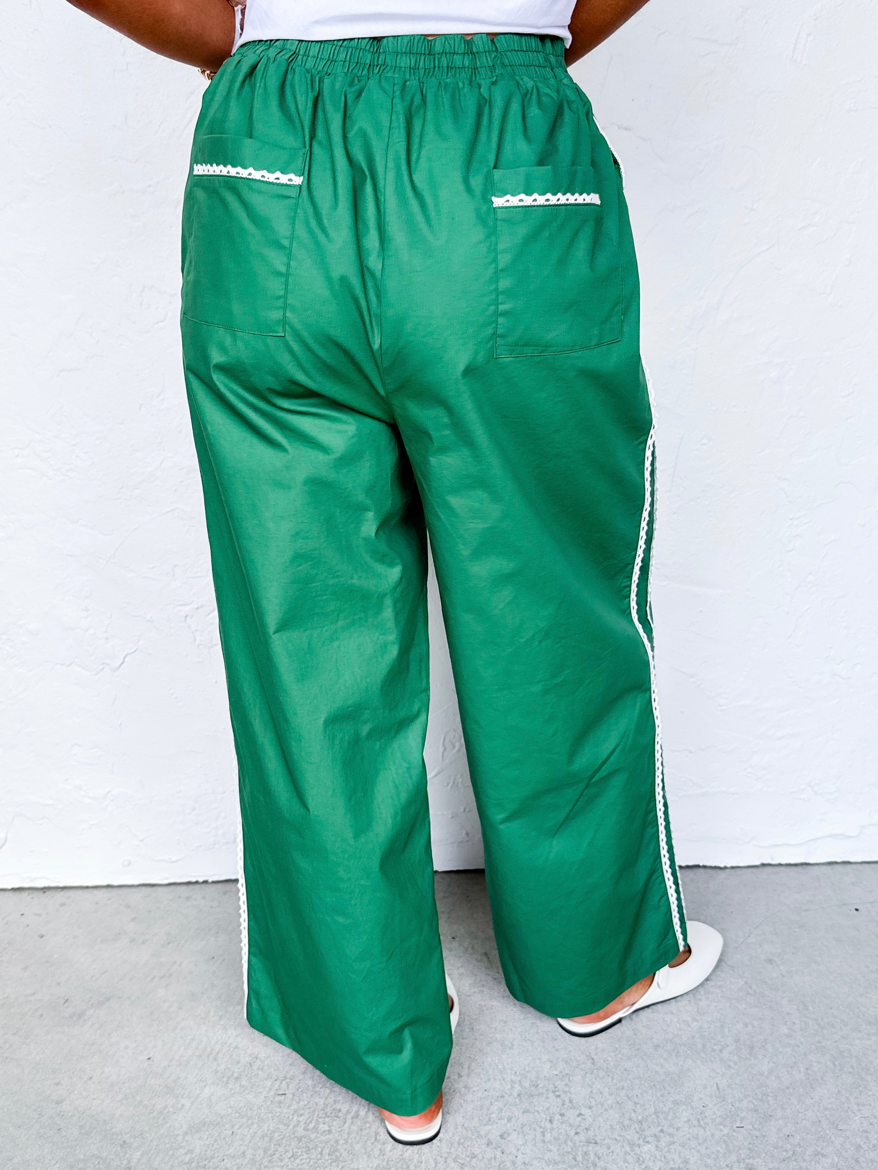 Zora Poplin Track Pants