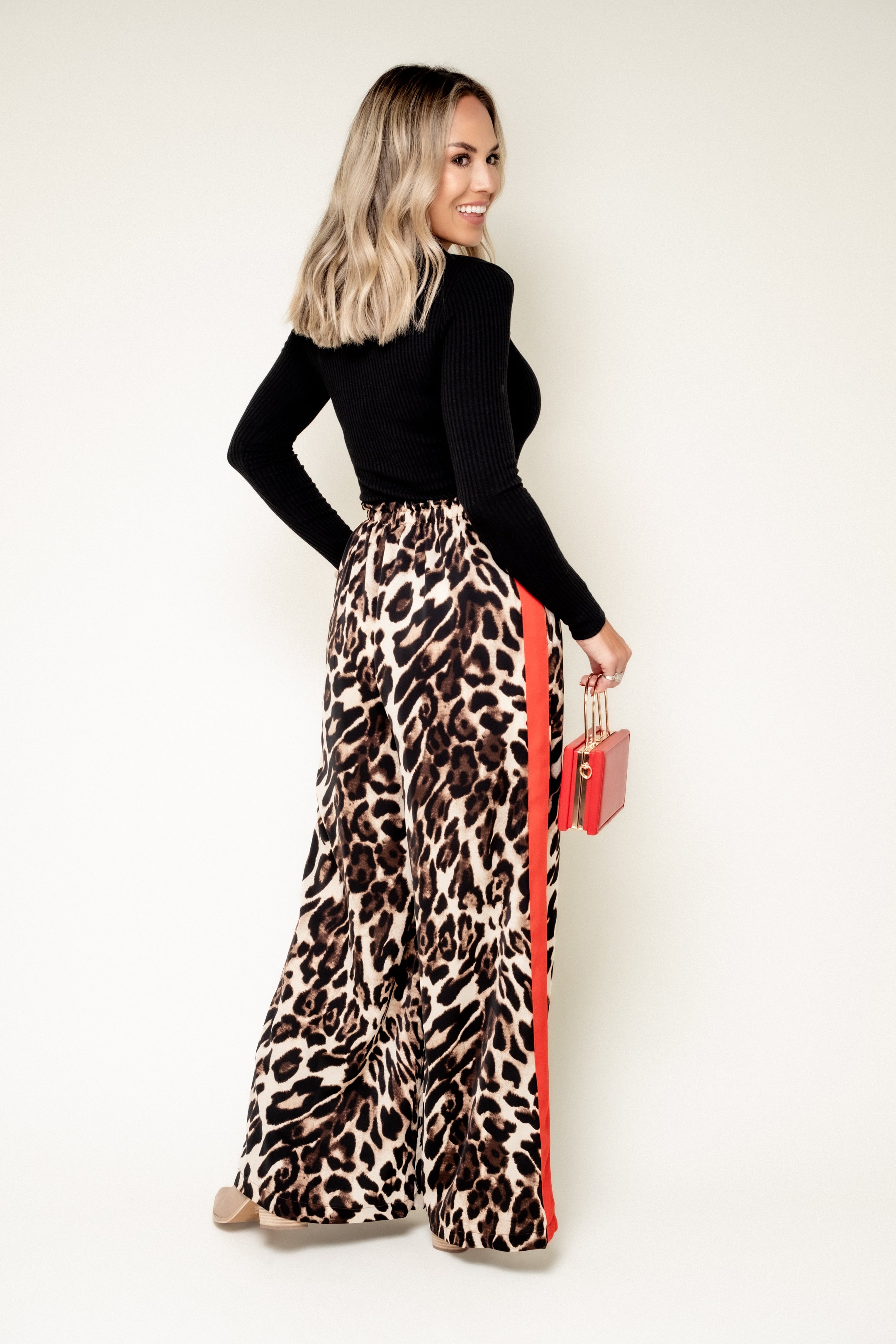 Wowed By You Leopard Wide Leg Pants