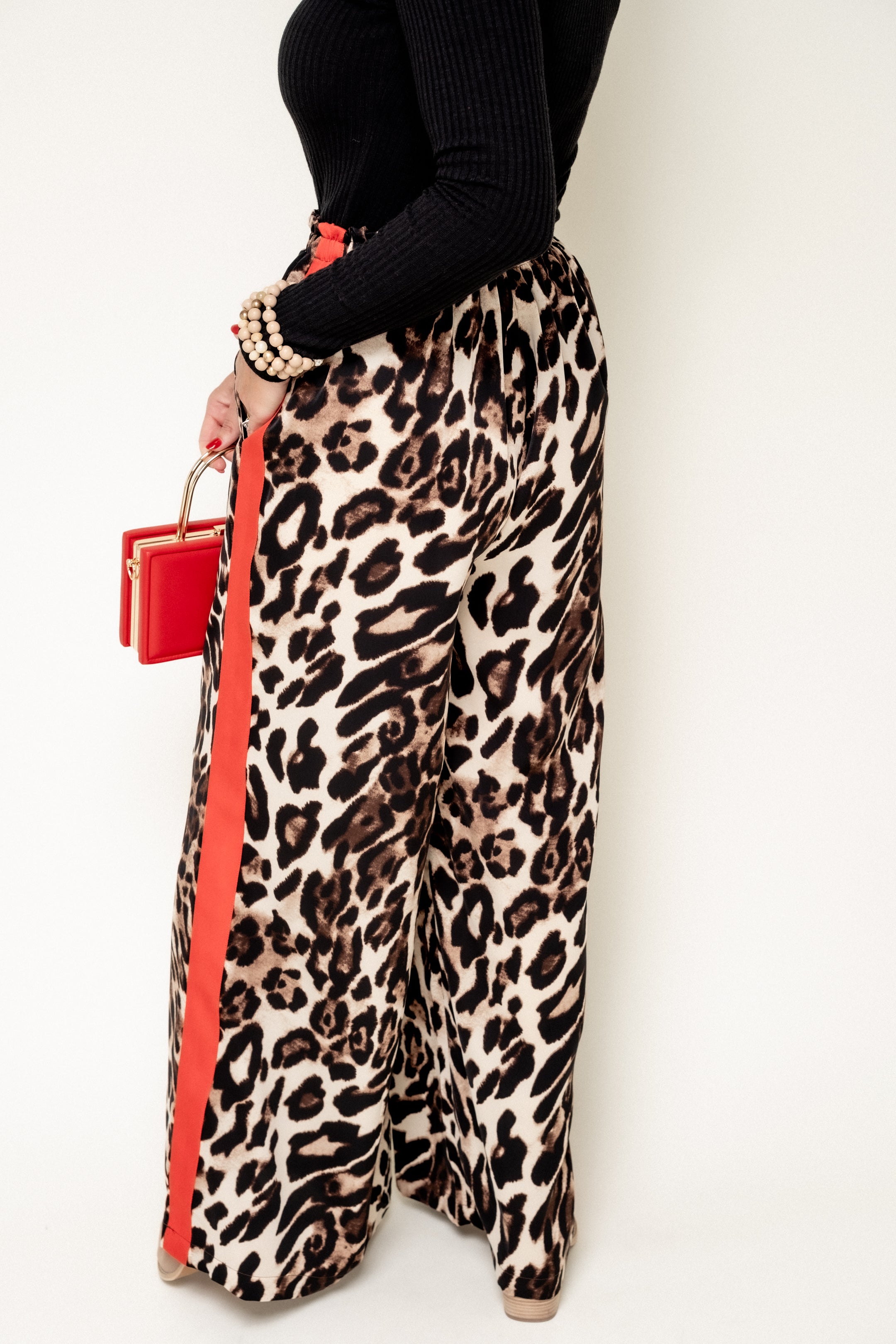 Wowed By You Leopard Wide Leg Pants