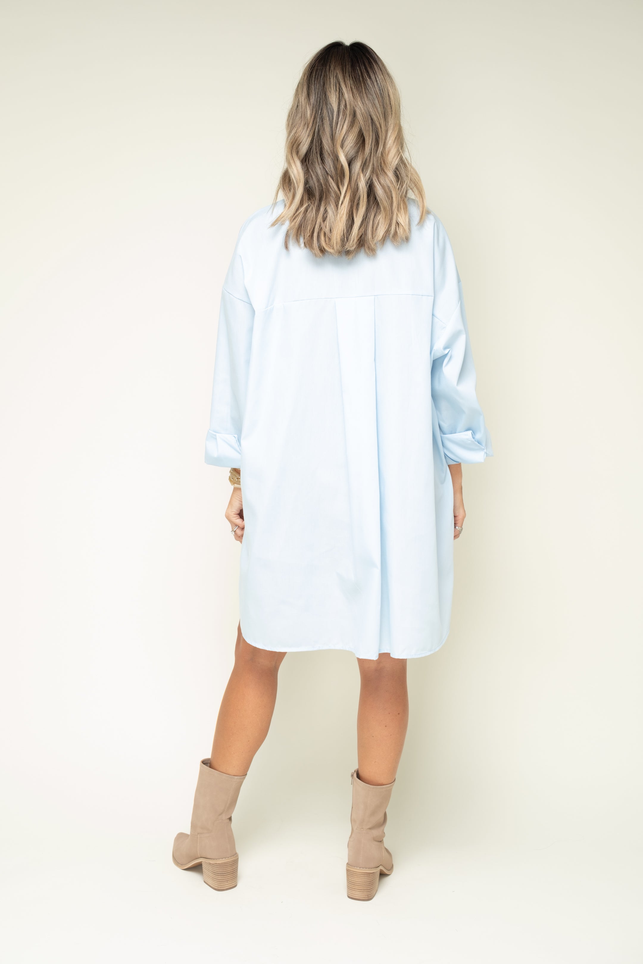 Wise Decision Oversized Button Front Top