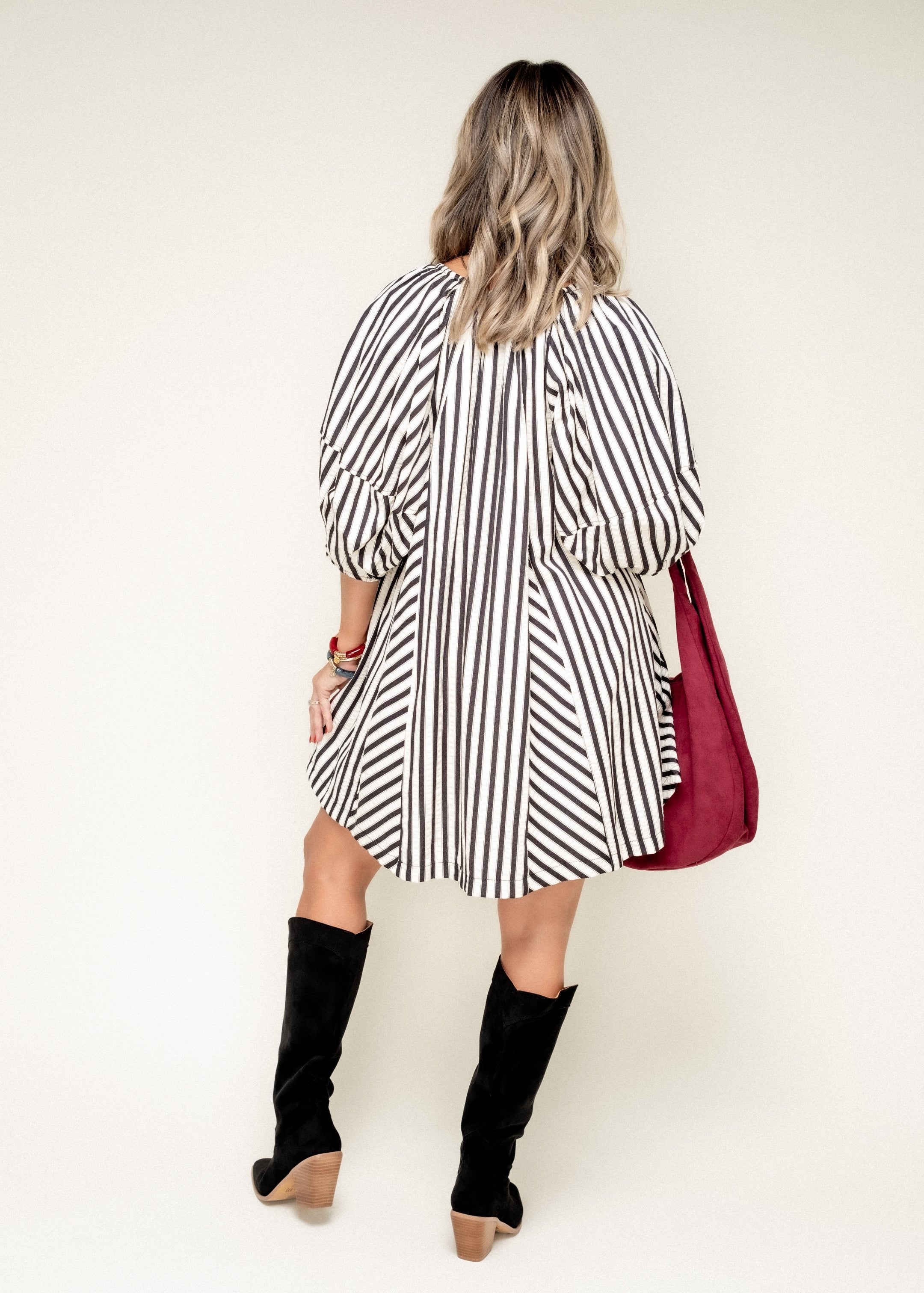 Million Reasons Striped Mini Dress