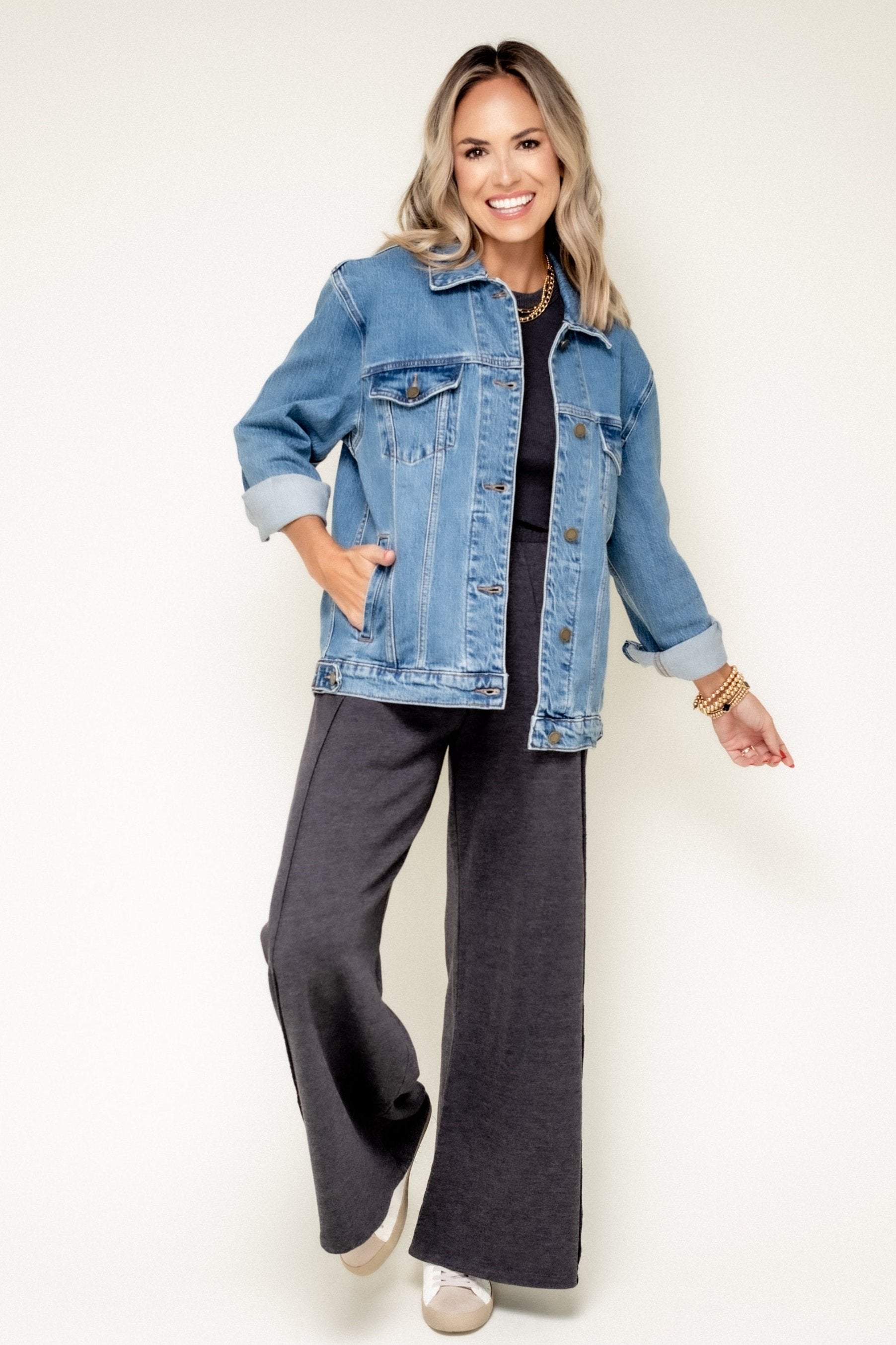 Bandera Oversized Denim Jacket